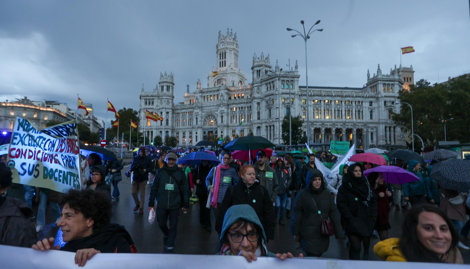 Manifestación del profesorado Huelga 29 Octubre - 13