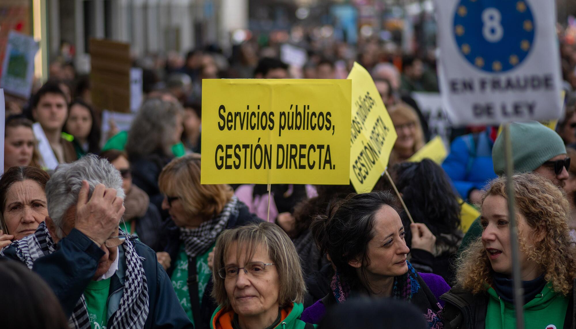 Manifestación servicios públicos 23 de marzo - 5