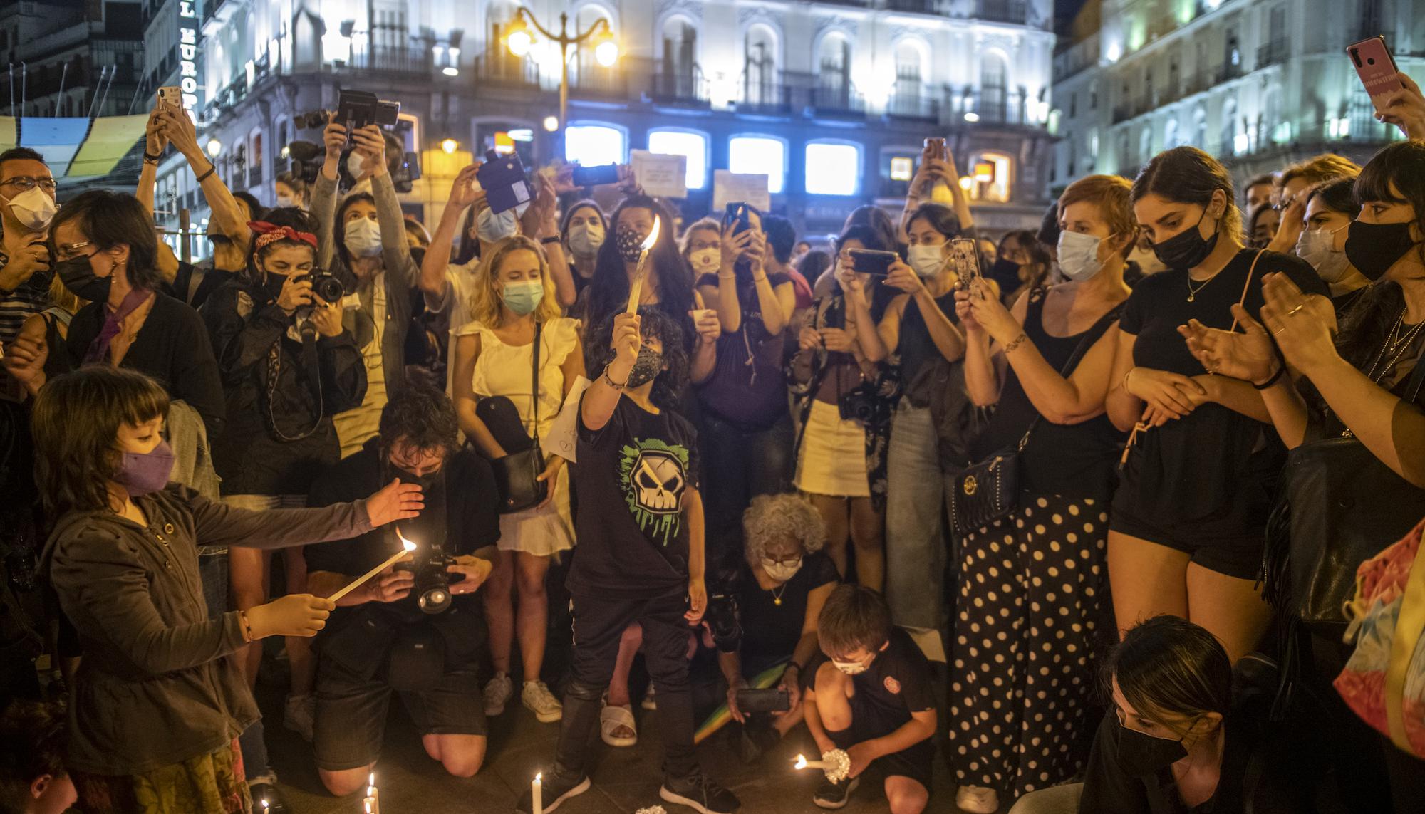 Concentración feminista en Madrid en protesta por los  asesinatos machistas - 8