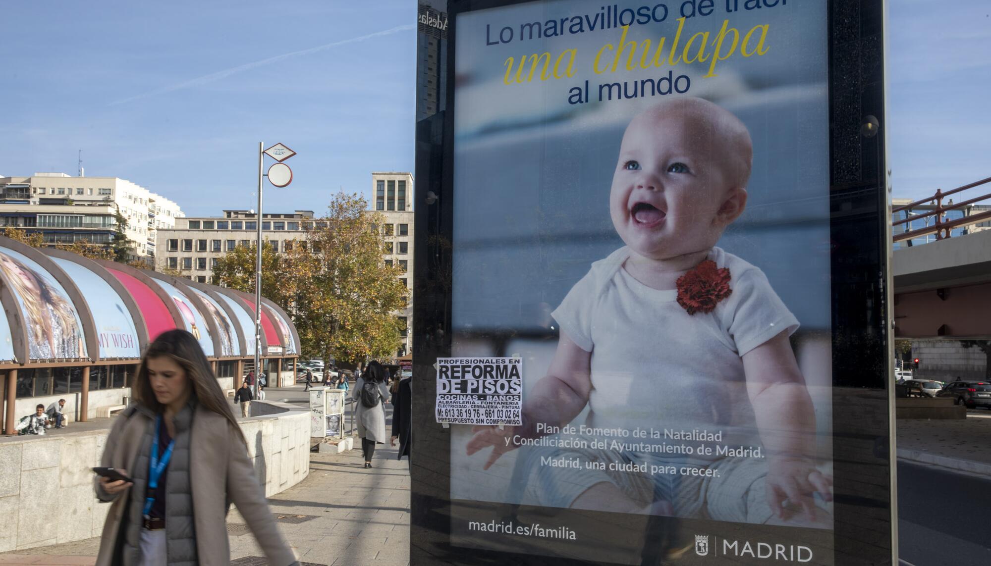 Anuncio Natalidad Comunidad de Madrid 1