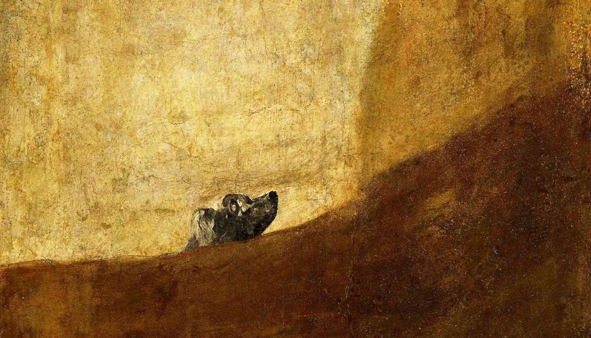 Perro semihundido Goya (corte)