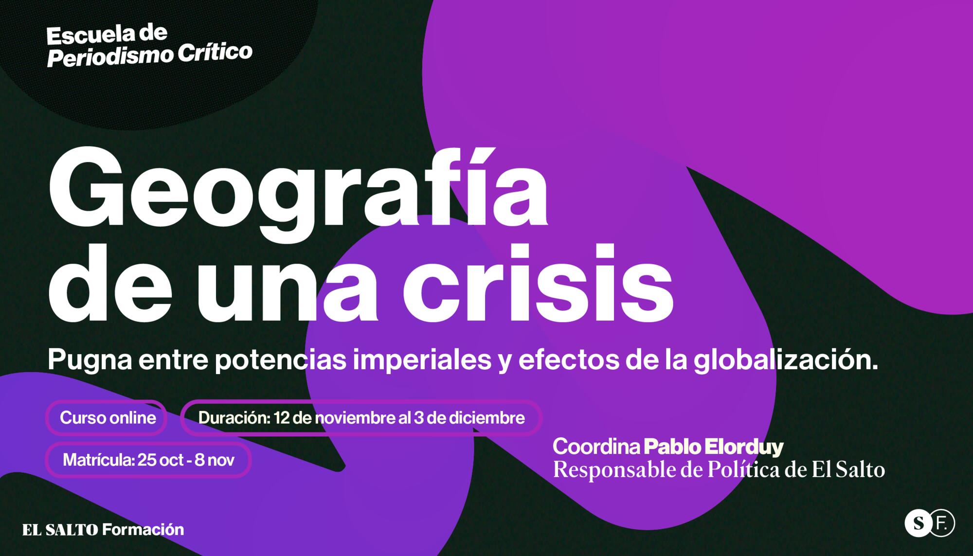 Curso Geografía de una crisis