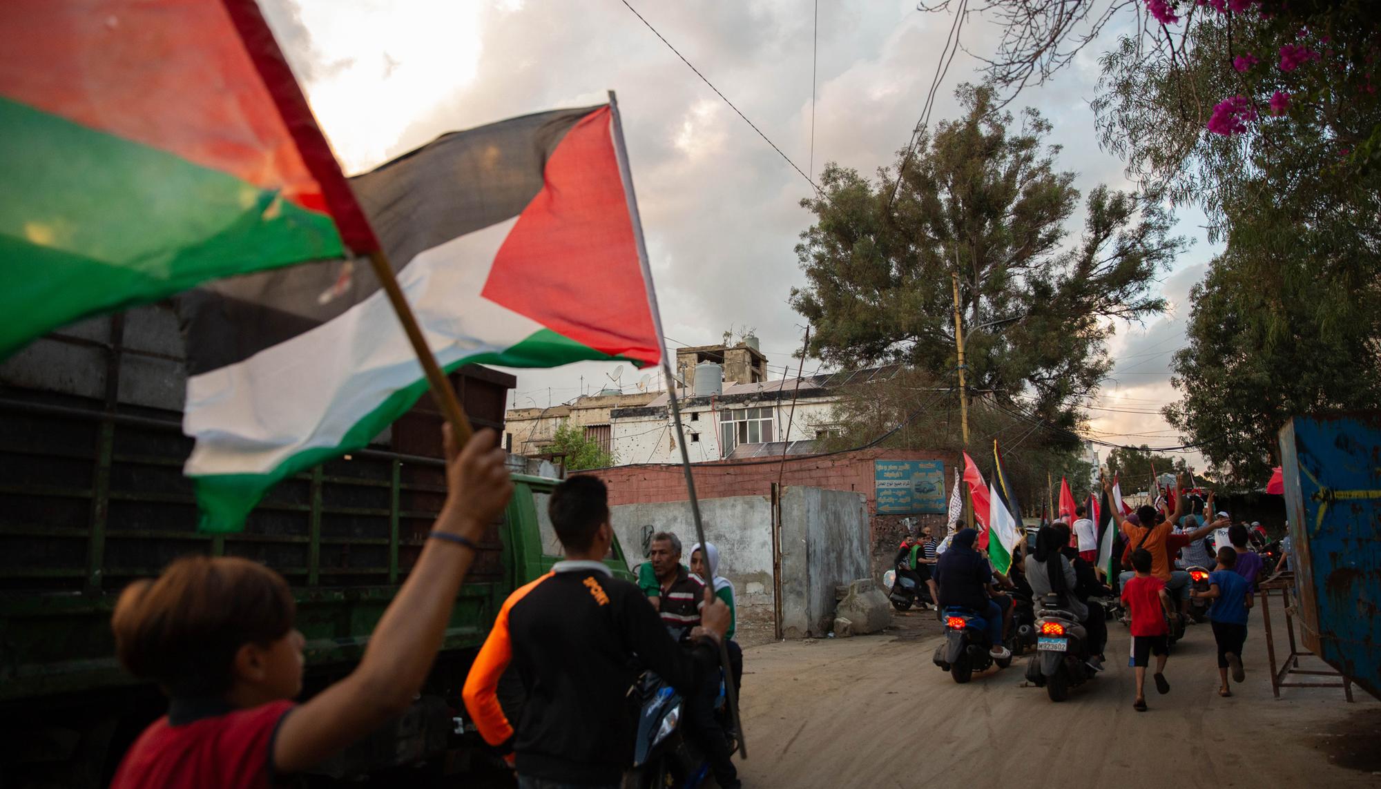 Beirut, protestas bombardeo Gaza - 1a