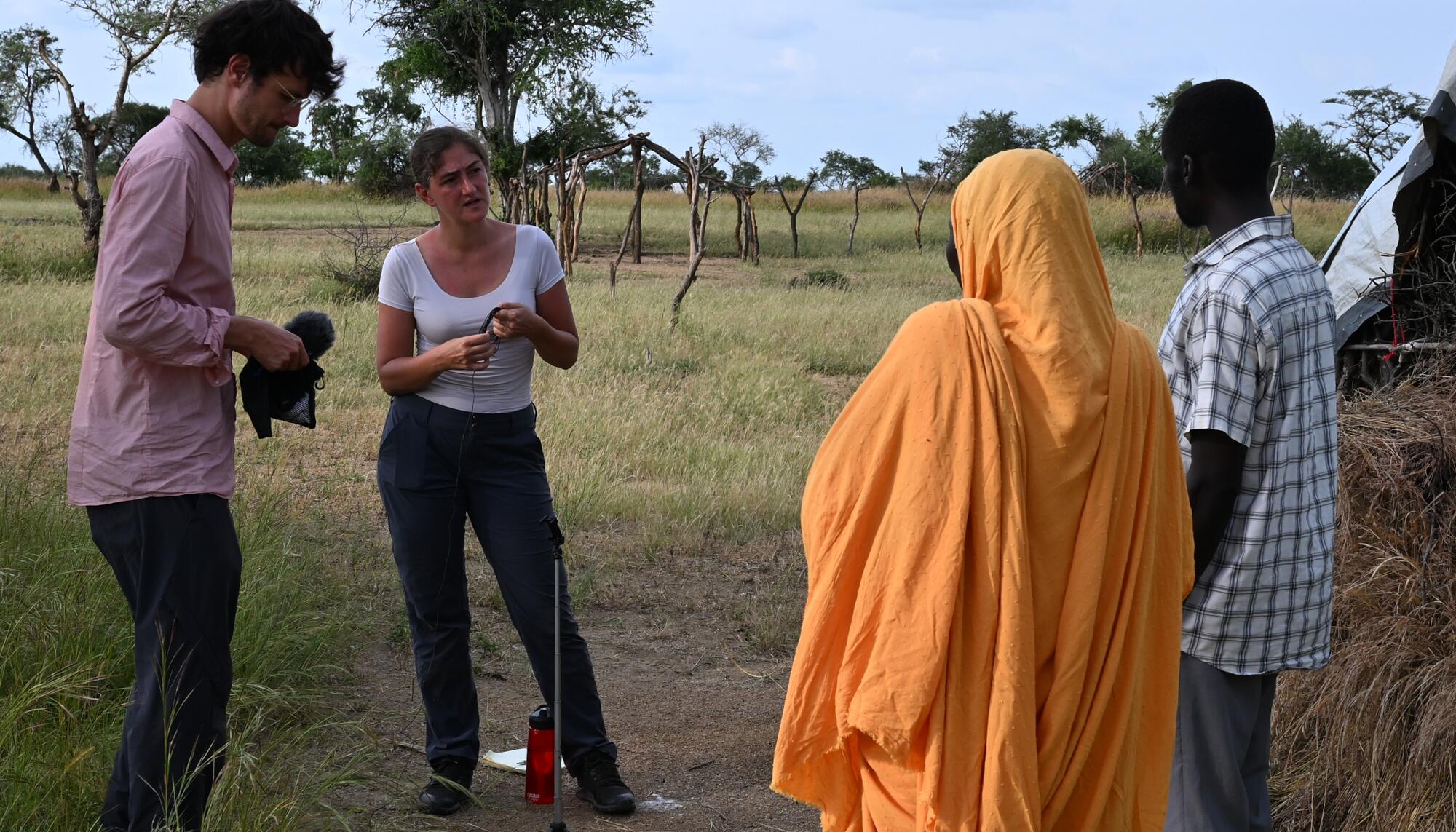 Belkis Wille, investigadora de Human Rights Watch, en Sudán. 