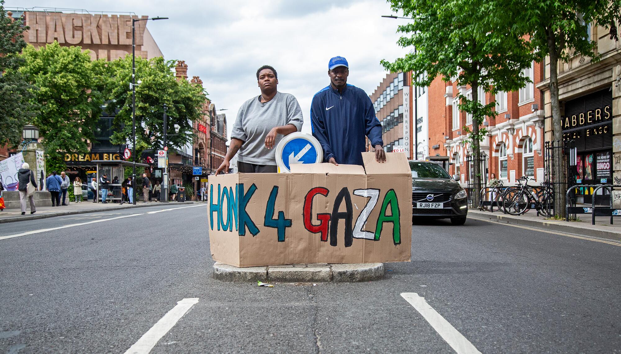 Acampada Palestina Hackney en Londres 18