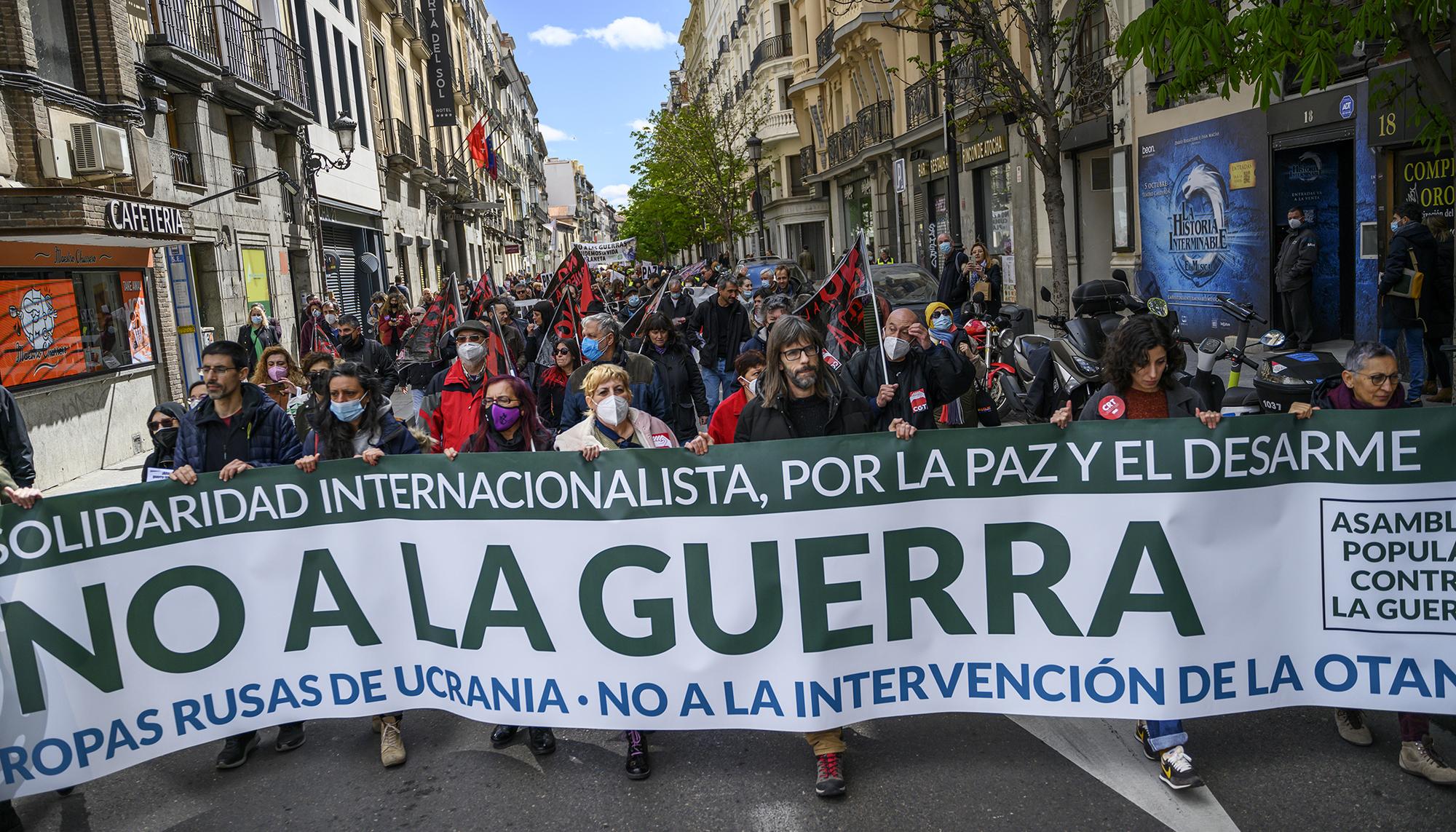 Manifestación Asamblea Popular contra la Guerra de Madrid - 13