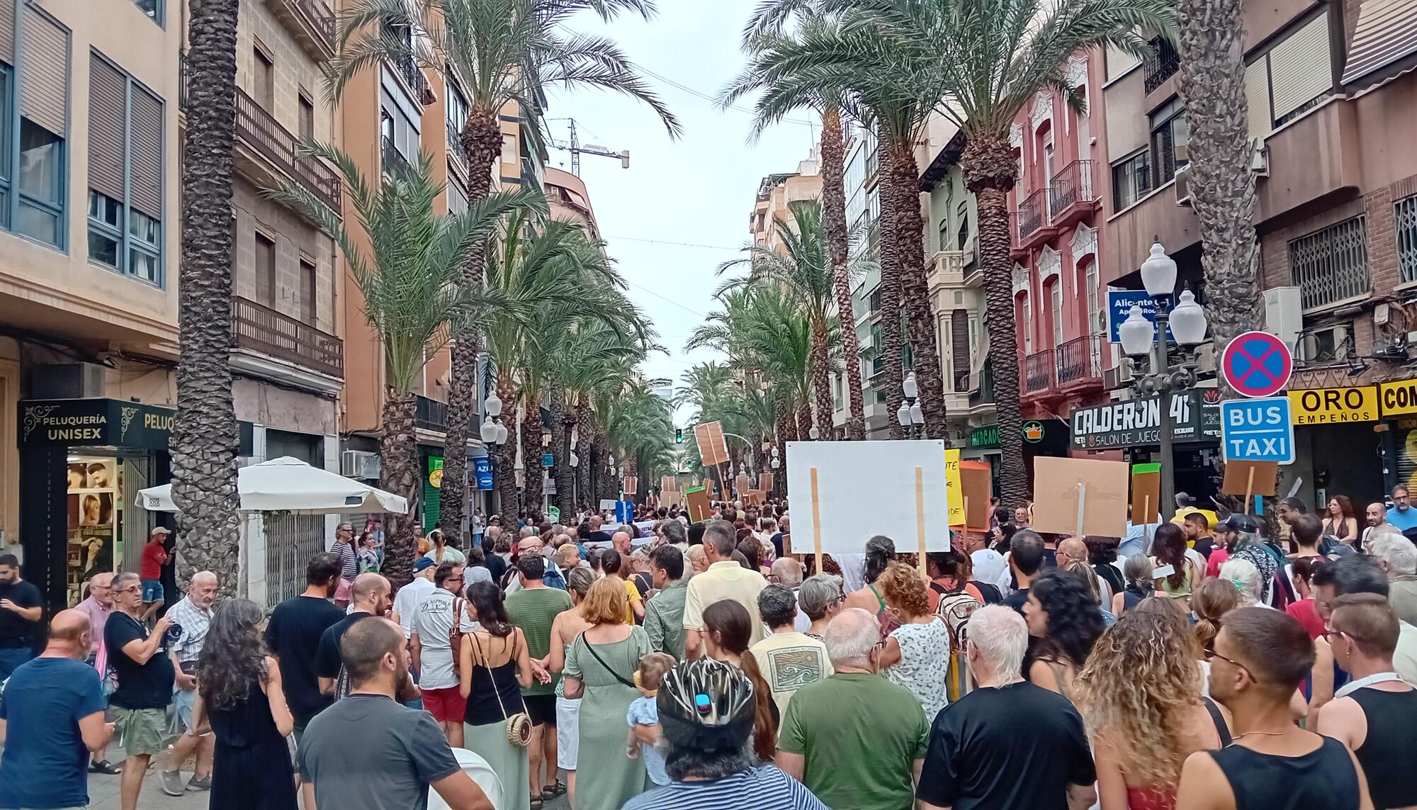 manifestacion turismo alacant