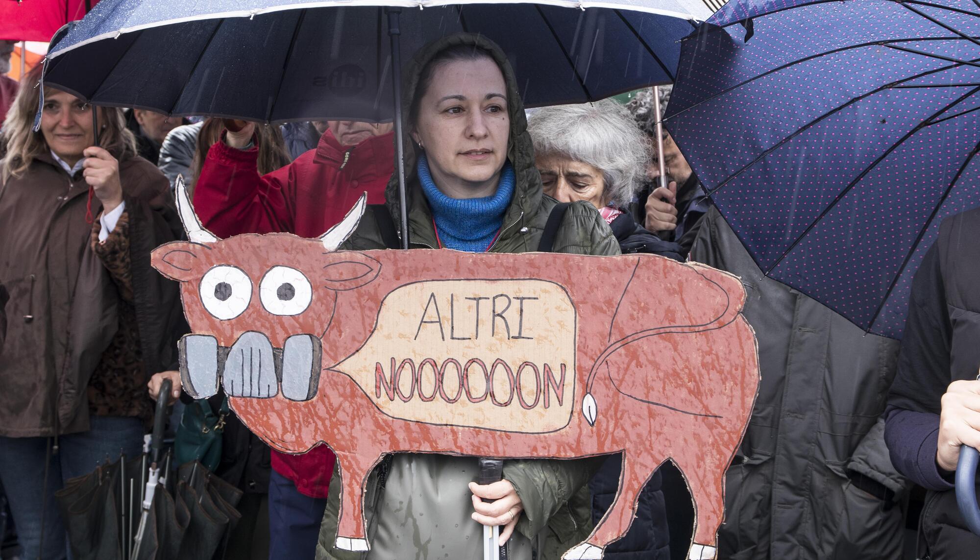 Manifestación A Pobra Altri Mina Touro - 1