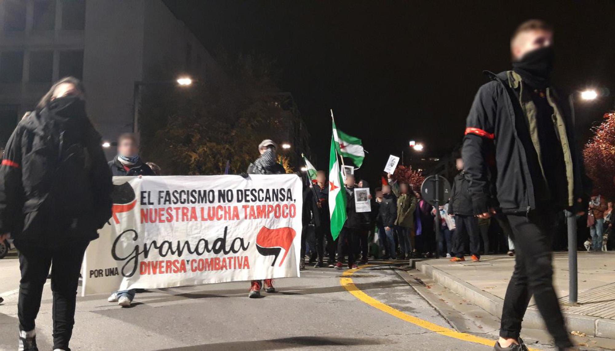 Manifestación Granada antifascista 20N