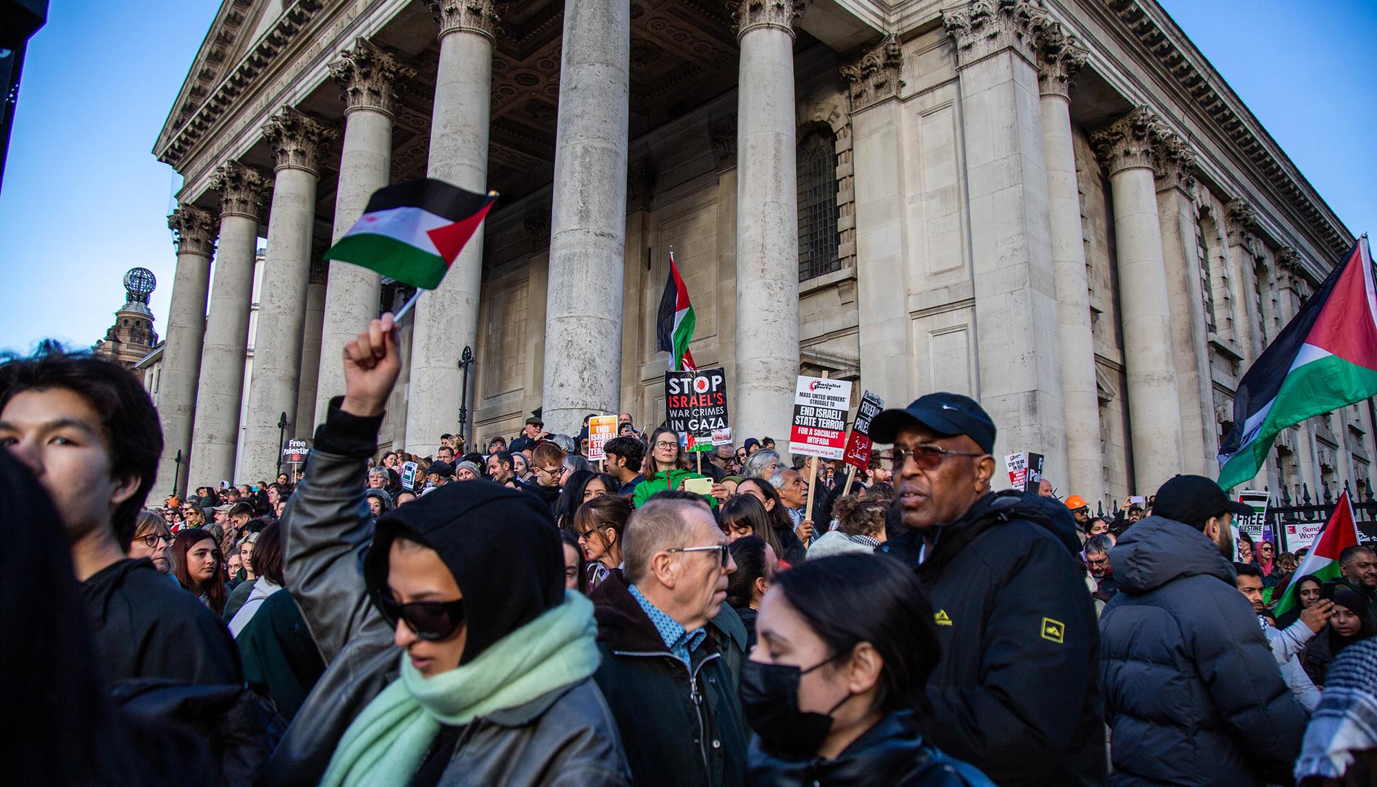 Manifestación Palestina en Londres 4 noviembre 2023 02