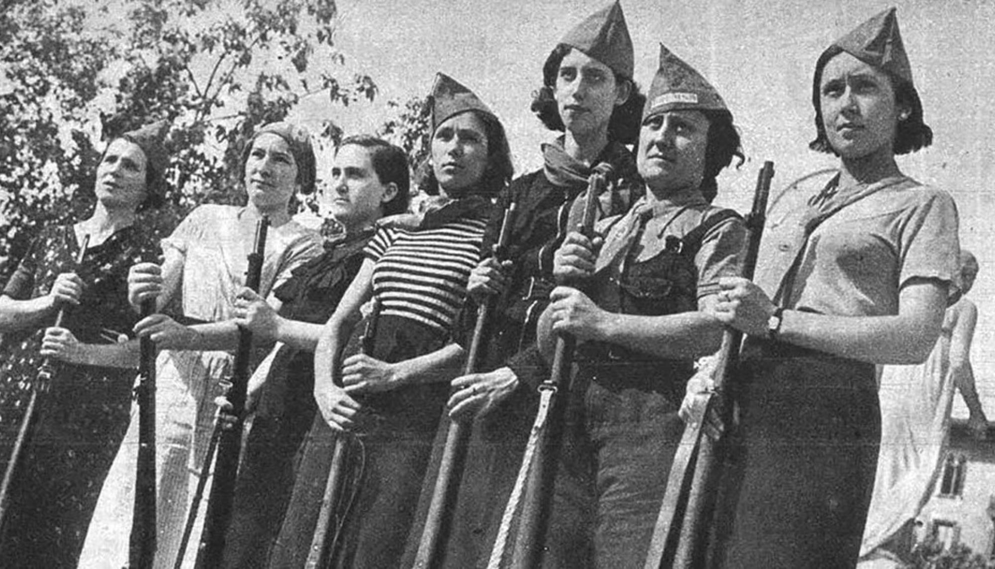 Milicianas catalanas