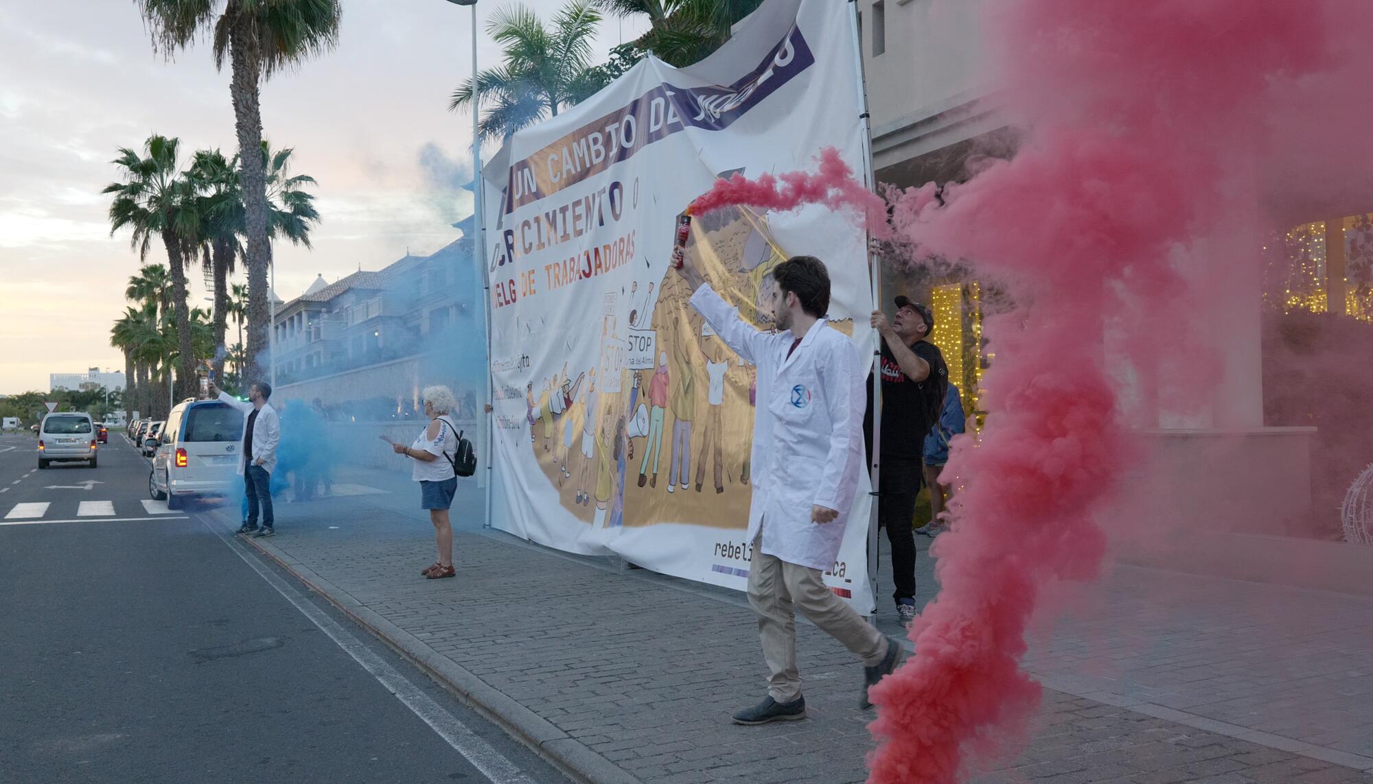 Concentración Canarias Tenerife Rebelión Científica