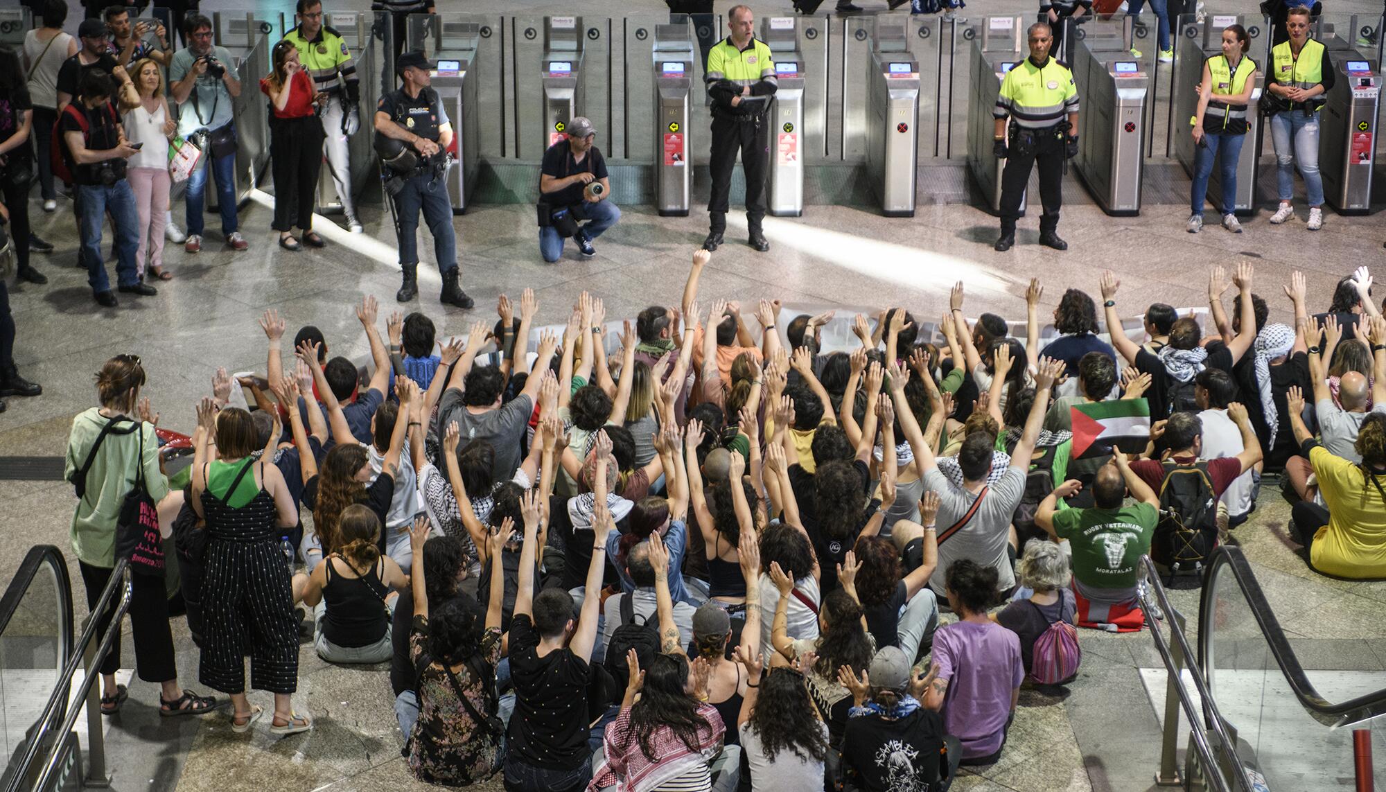 Acción Atocha palestina - 15