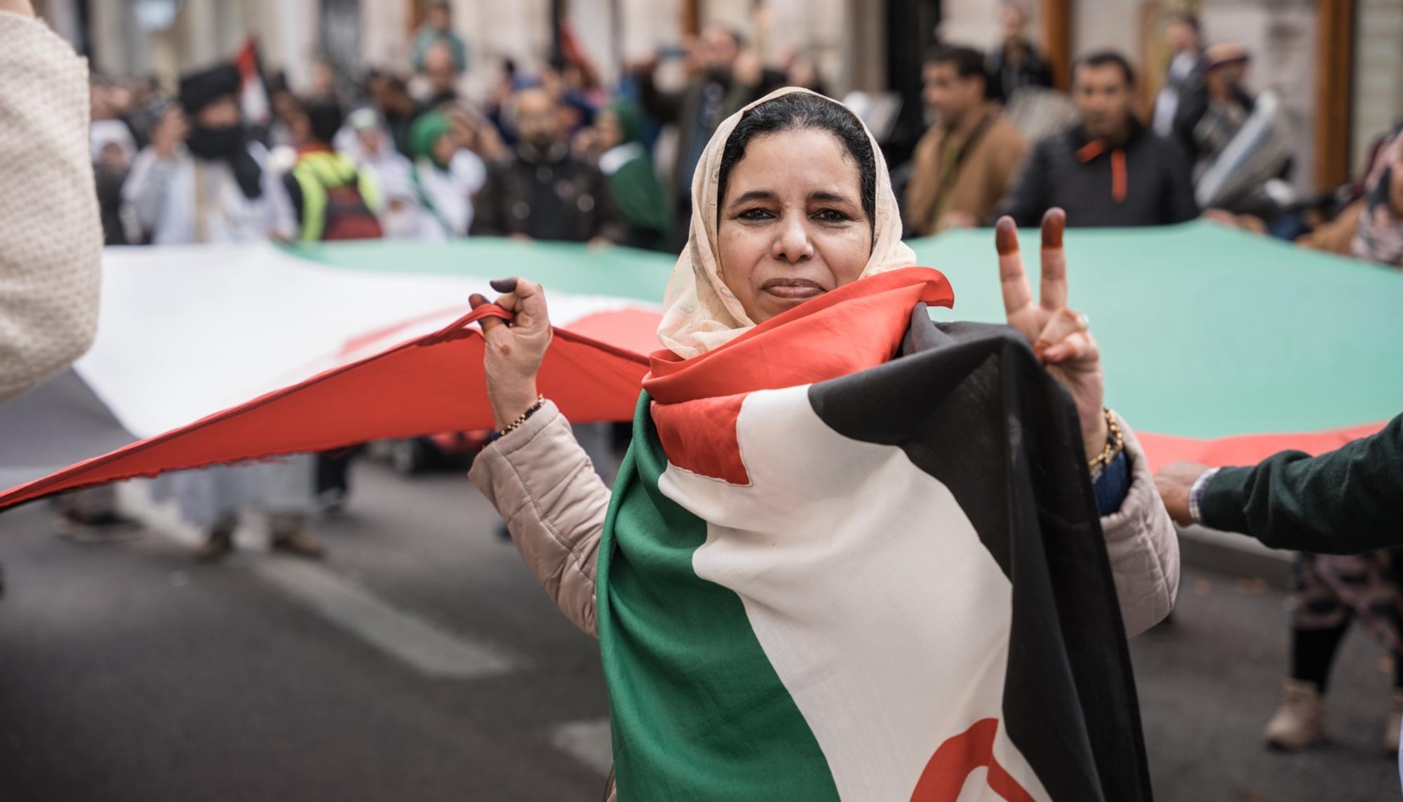 Manifestacion Sahara Occidental - 6