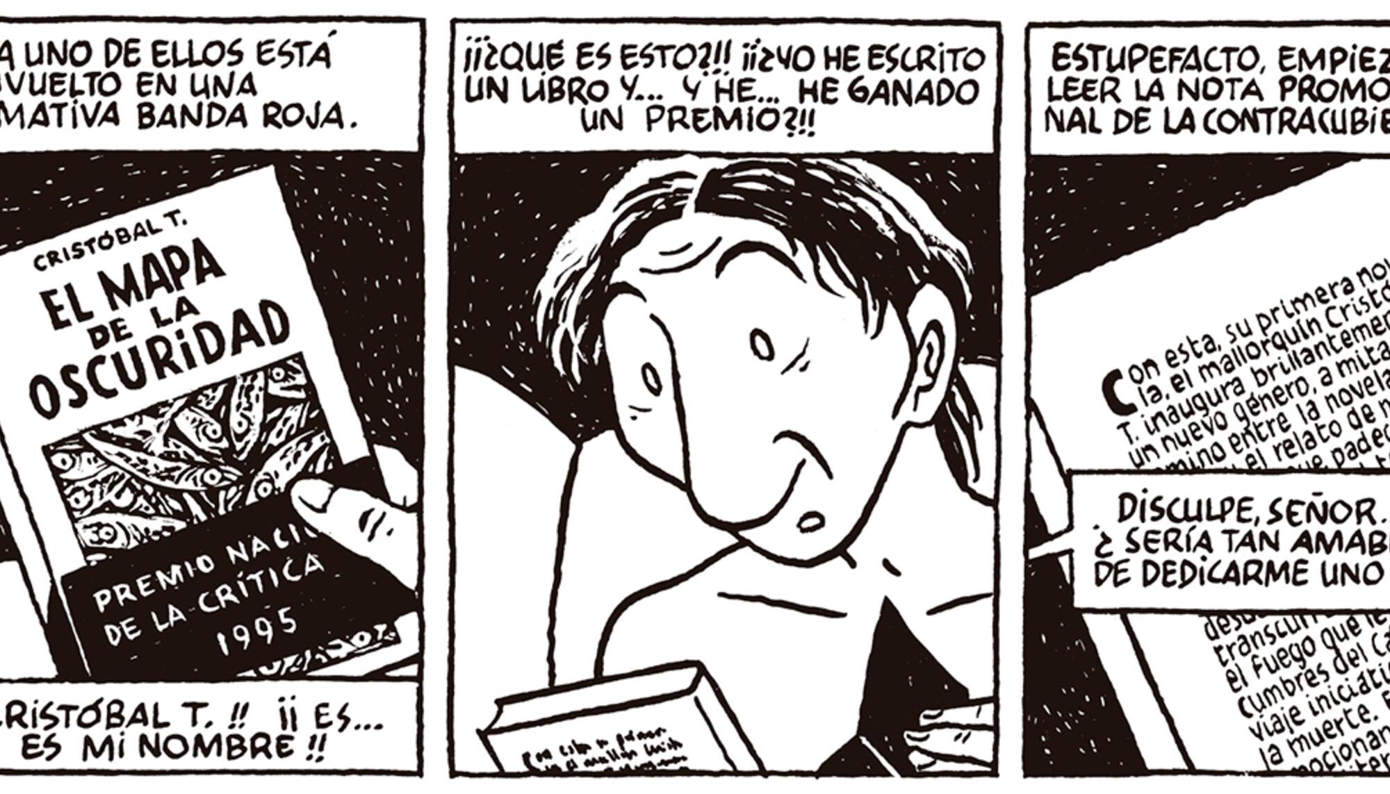 Viñeta del cómic ‘El prolongado sueño del Sr. T.’, de Max