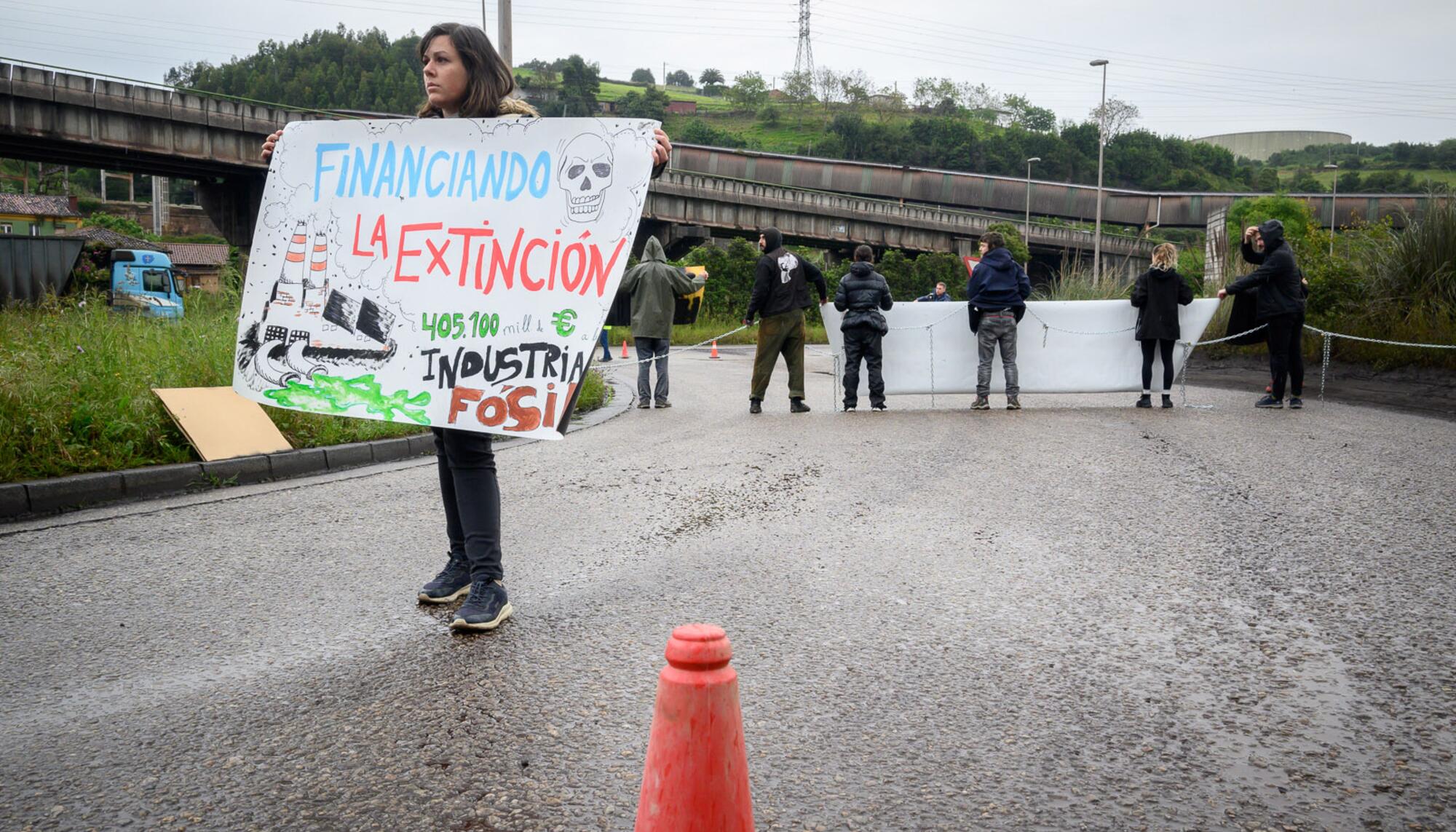 Protesta XR ArcelorMittal 