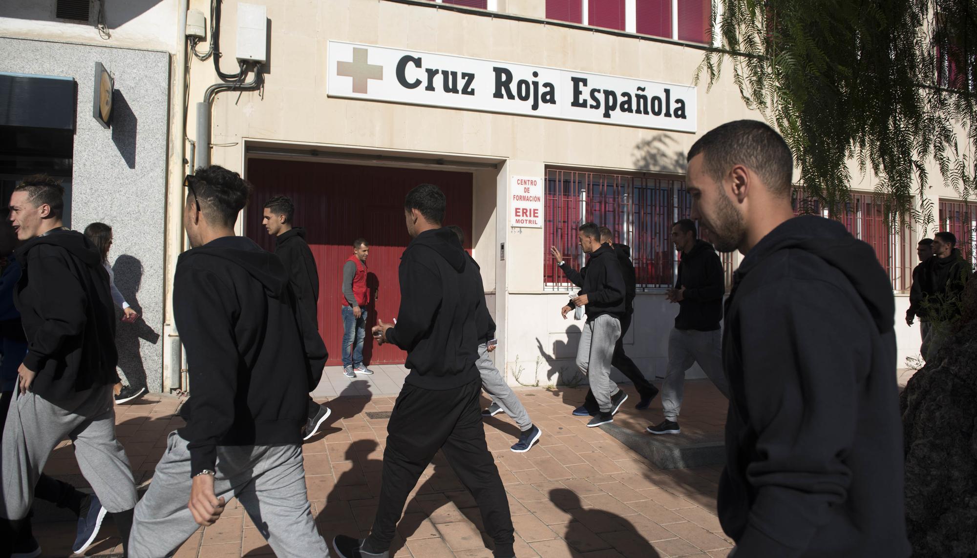 migrantes marroquies cruz roja