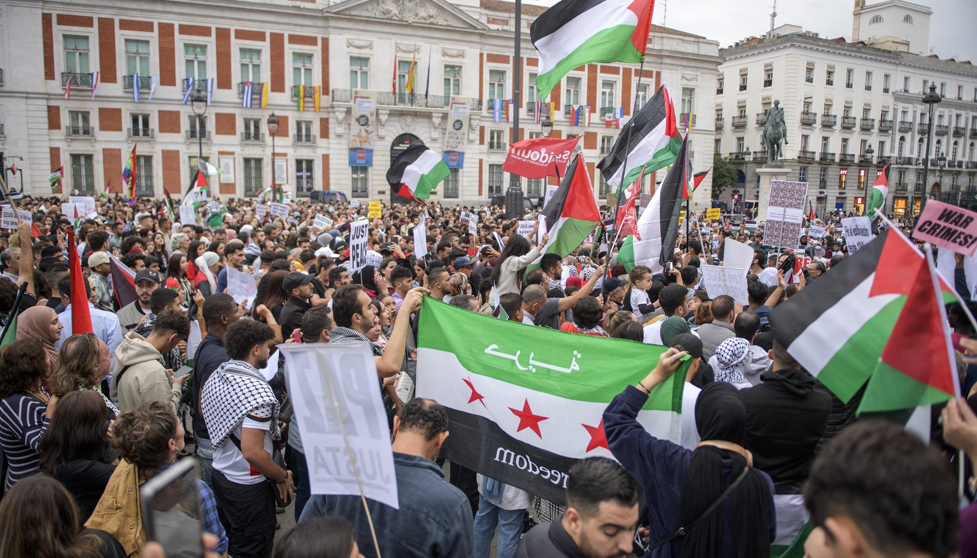 Manifestación Gaza Madrid Atocha - 16