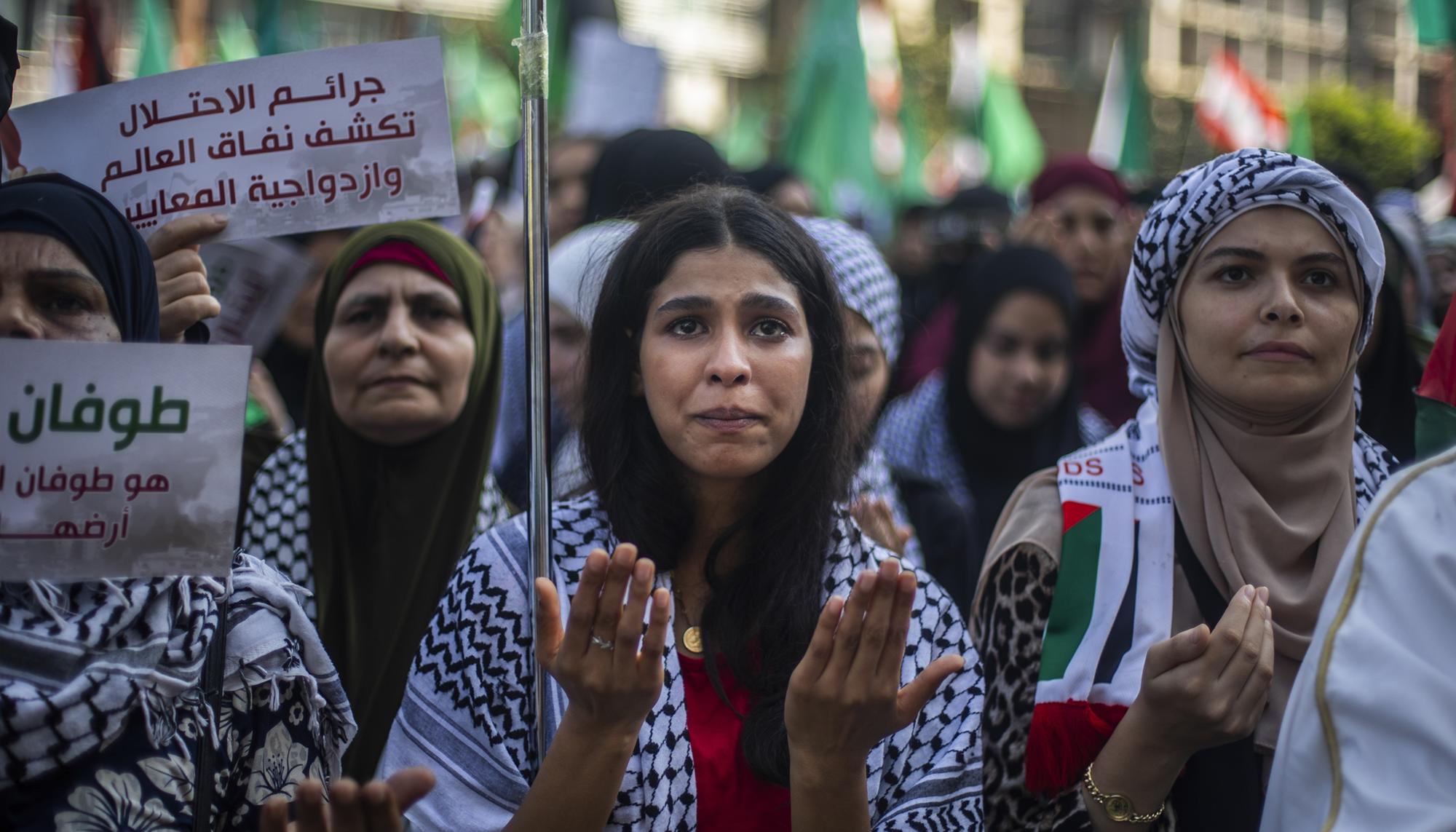 Manifestación Hamás Beirut - 1