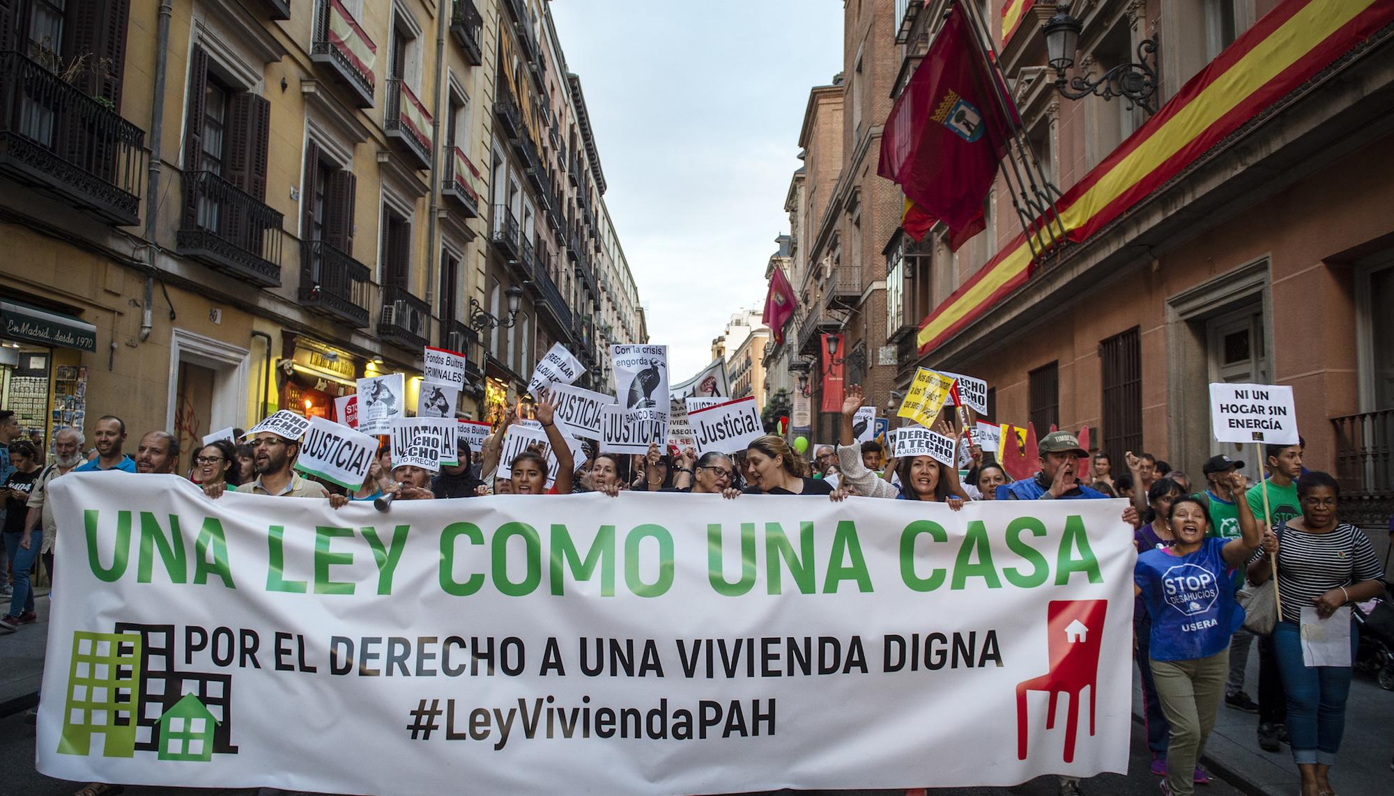 Manifestación de la PAH en Madrid V