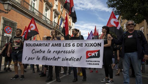 Manifestacion solidaridad La Suiza - 2