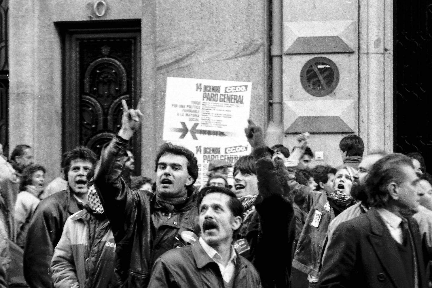 Movimiento obrero La huelga general del 14D de 1988, una de las