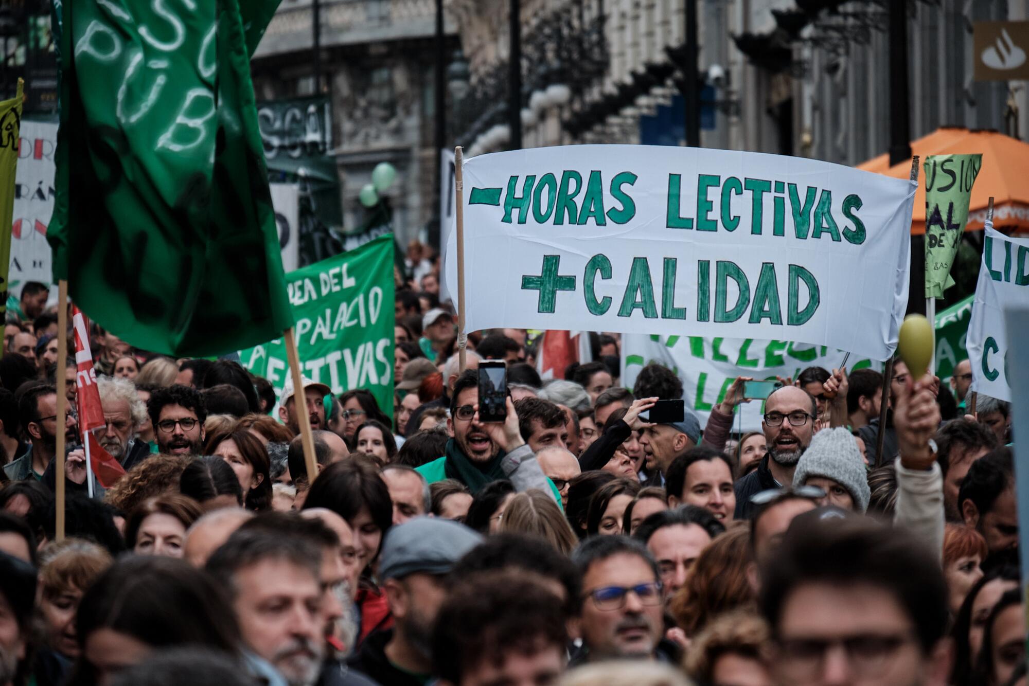 Huelga de profesores 22.05 - 9