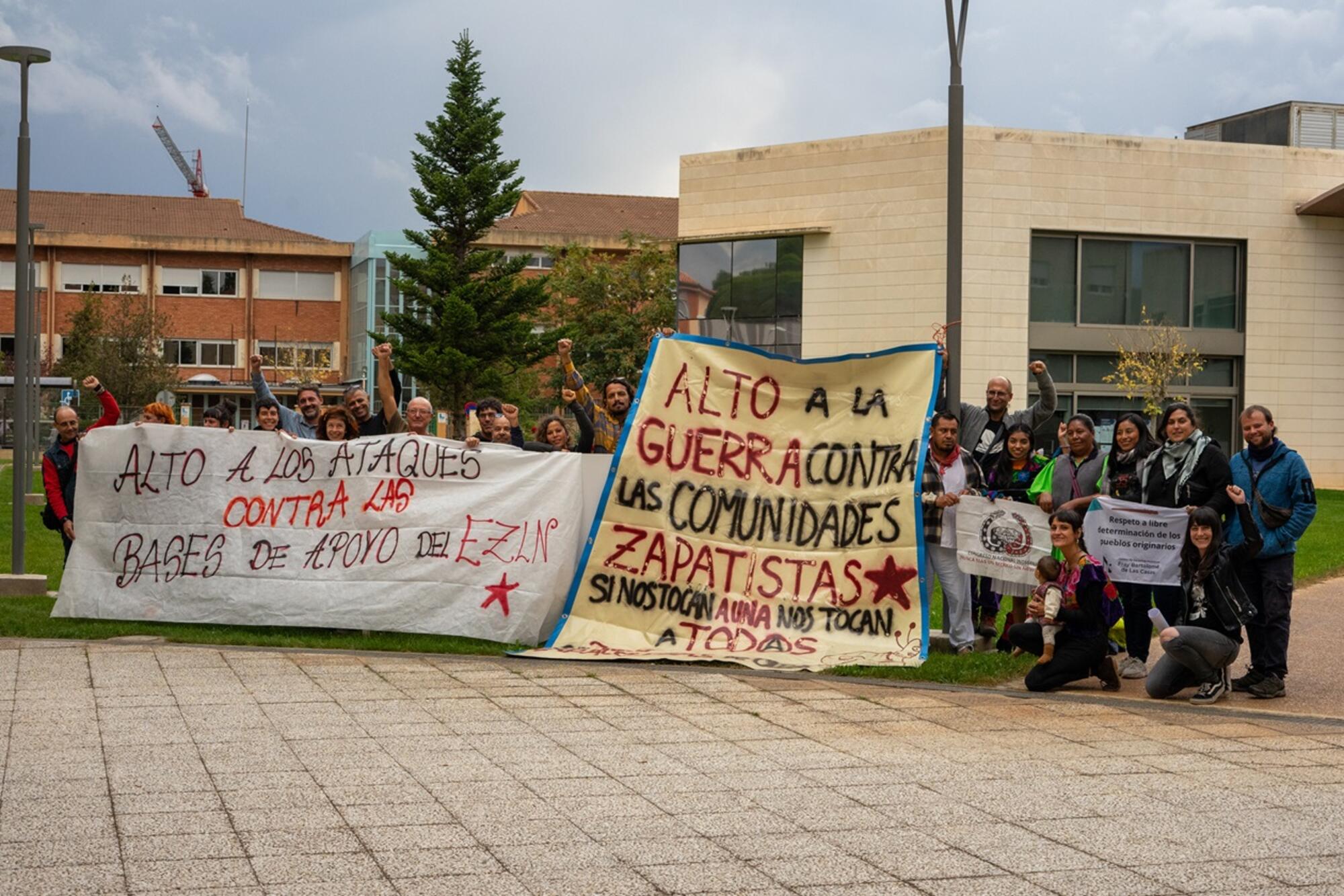 Apoyo al CNI y Frayba Chiapas