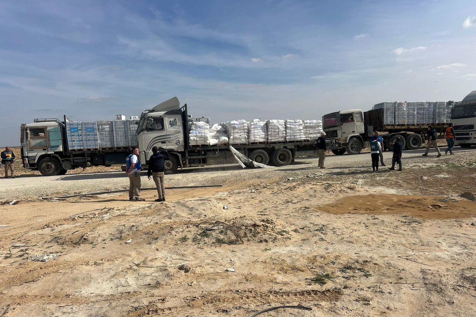 Convoy humanitario Rafah