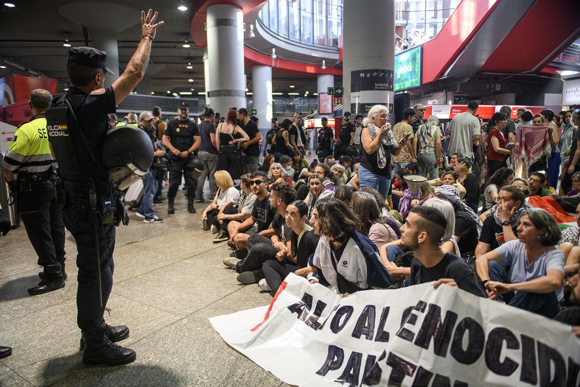 Acción Atocha palestina - 12