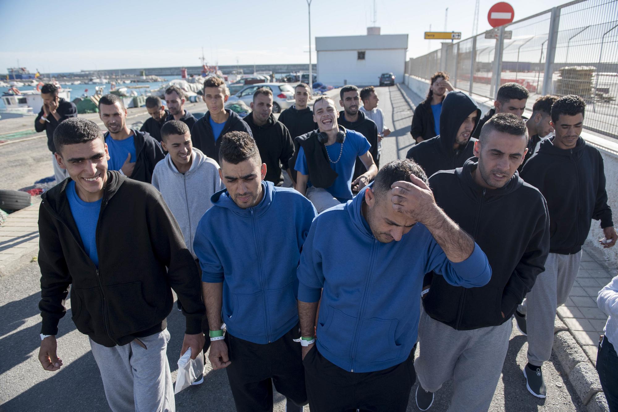 migrantes marroquies llegada