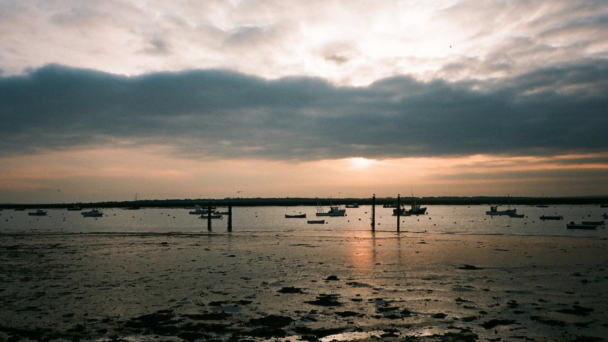 Atardecer en West Mersea. Fuente: Beyond Nuclear International