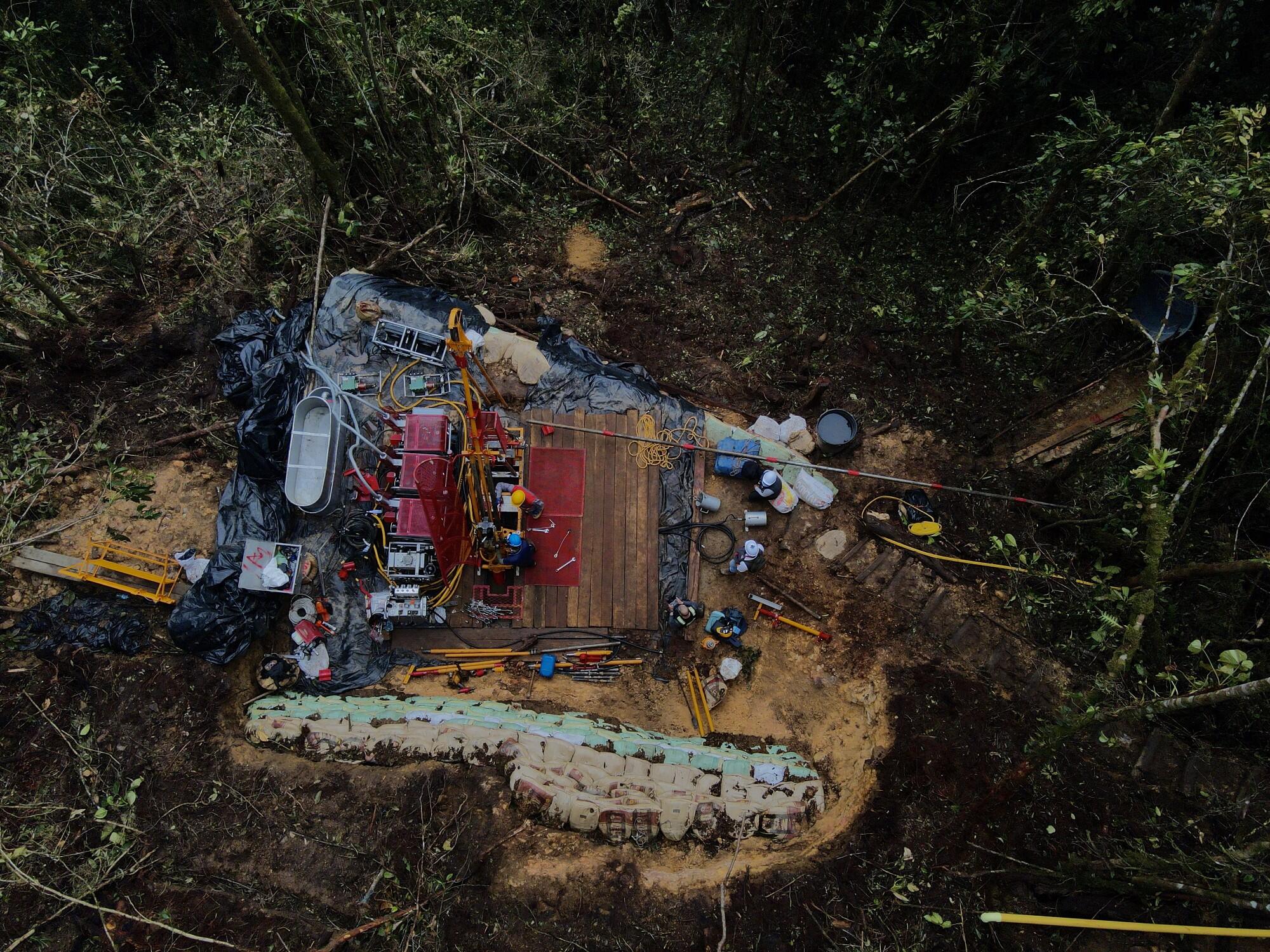 Exploración minera en Mocoa, Colombia