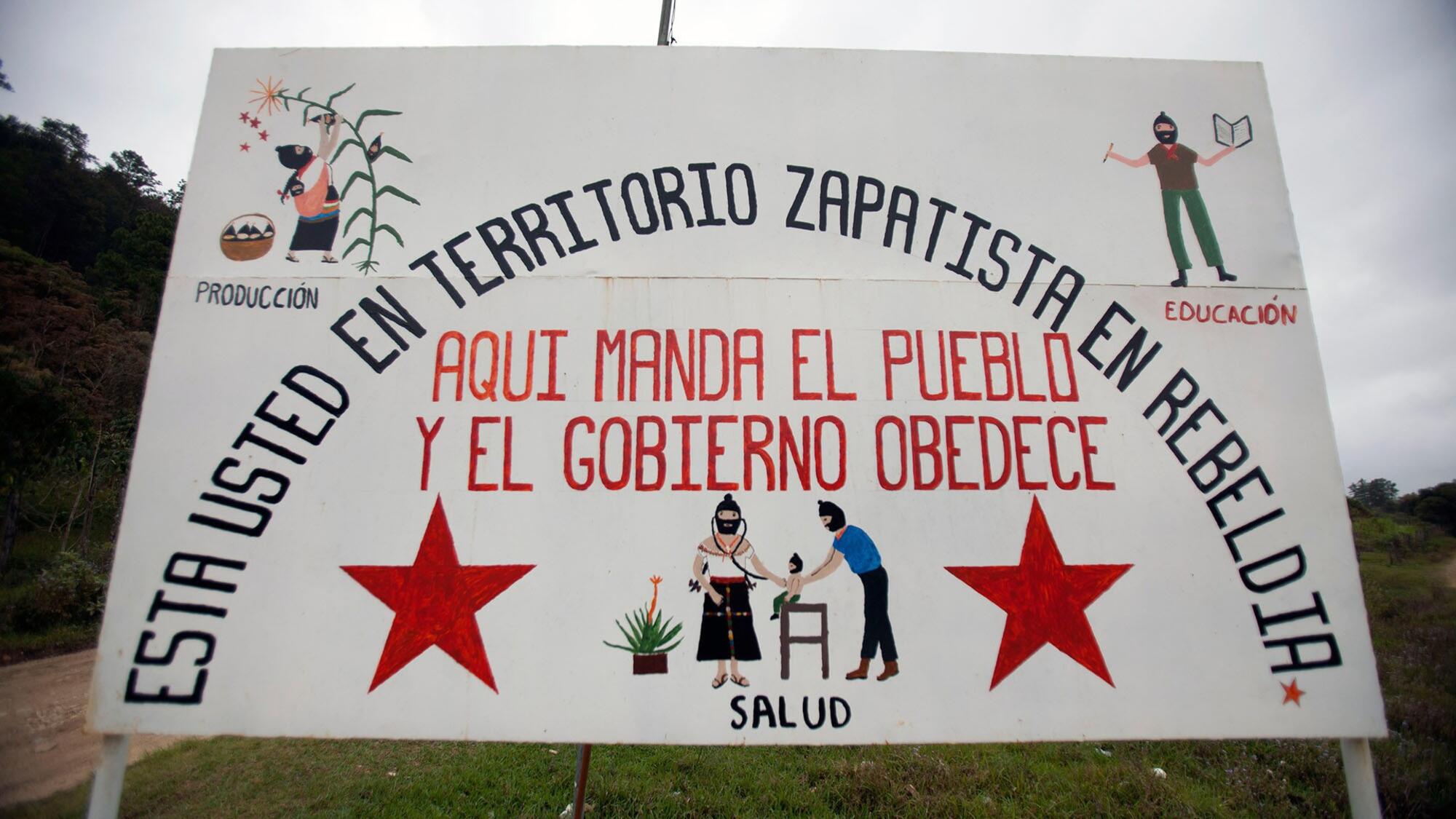 Entrada a Caracol Zapatista
