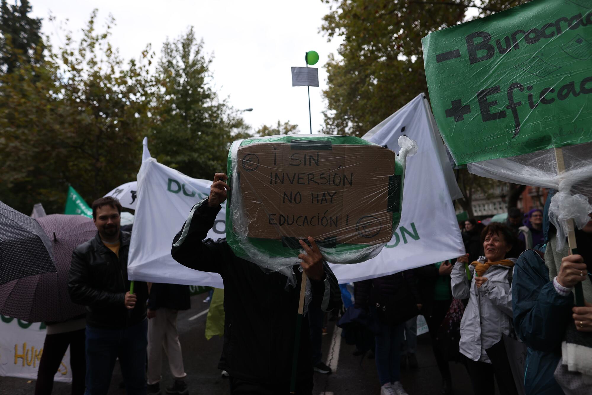 Manifestación del profesorado Huelga 29 Octubre - 4