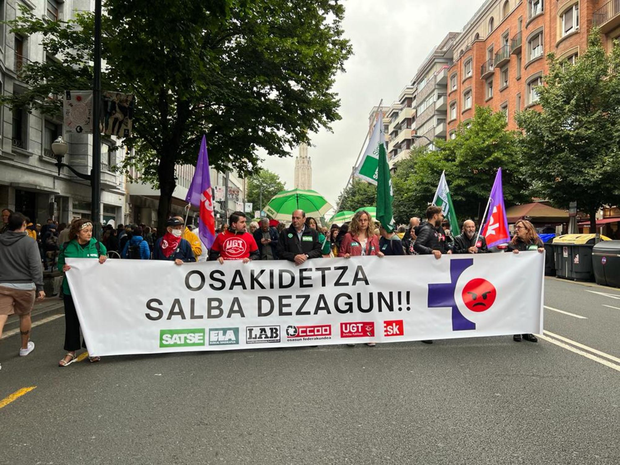 Manifestación Osakidetza