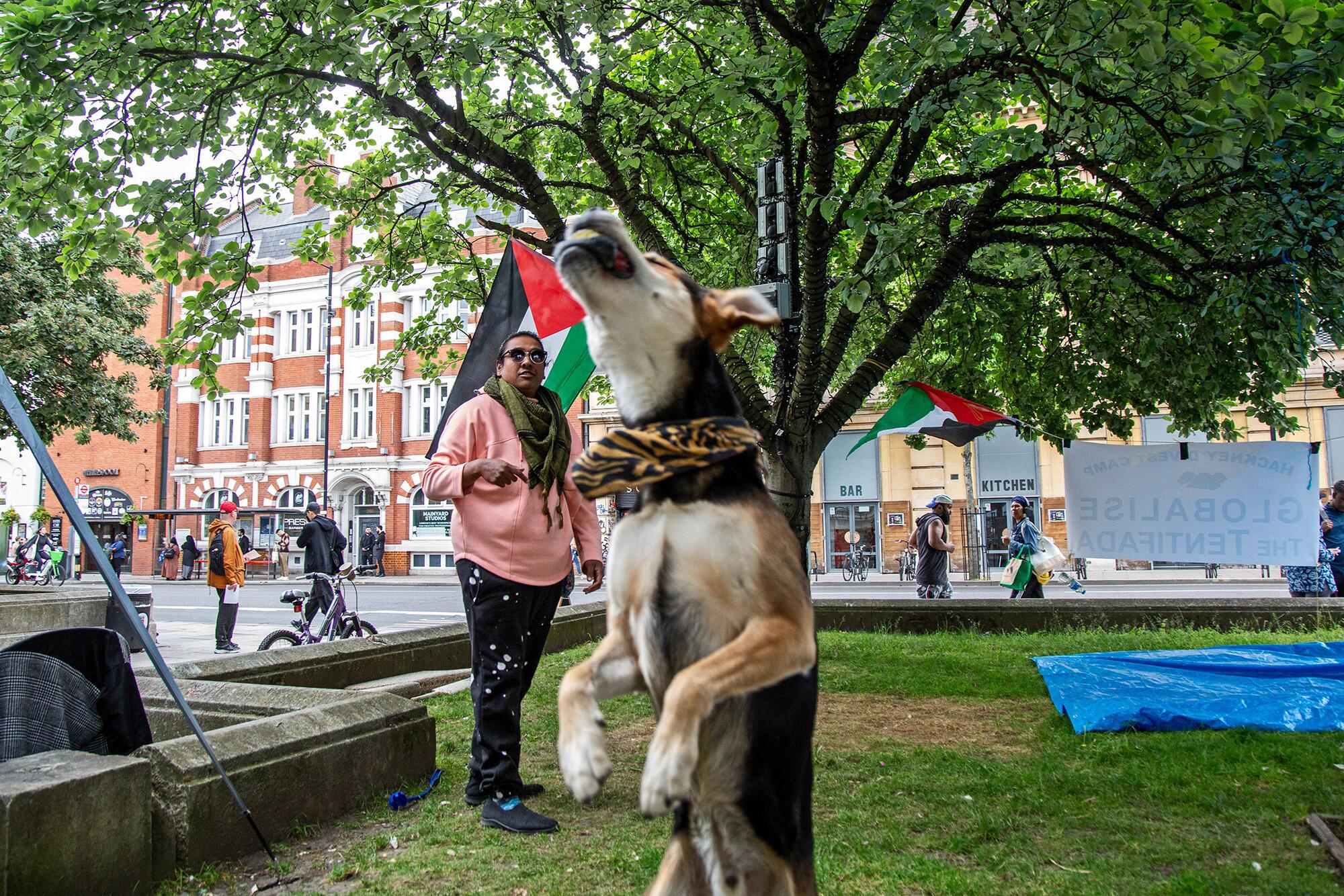 Acampada Palestina Hackney en Londres