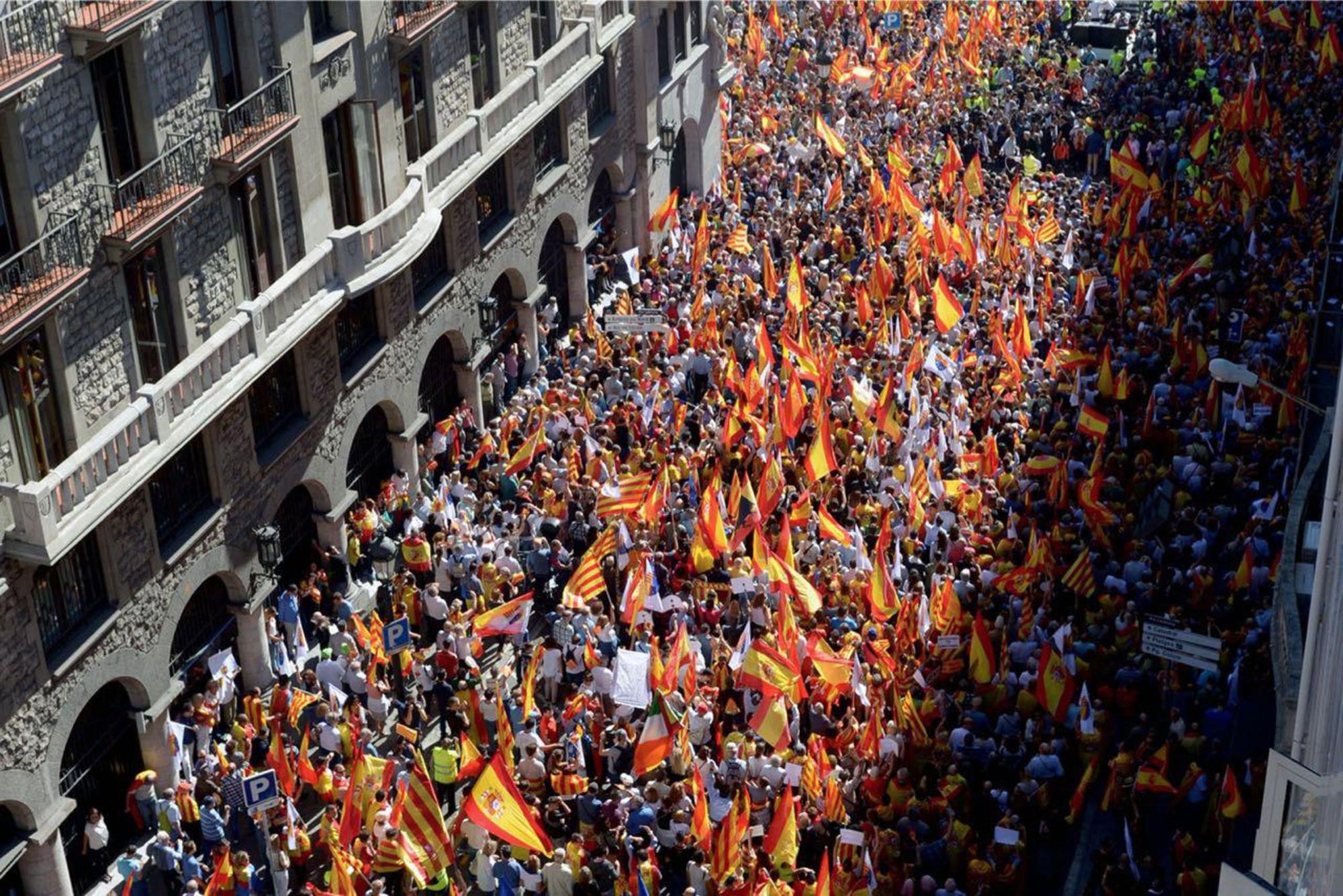 Manifestación Barcelona 8 de octubre