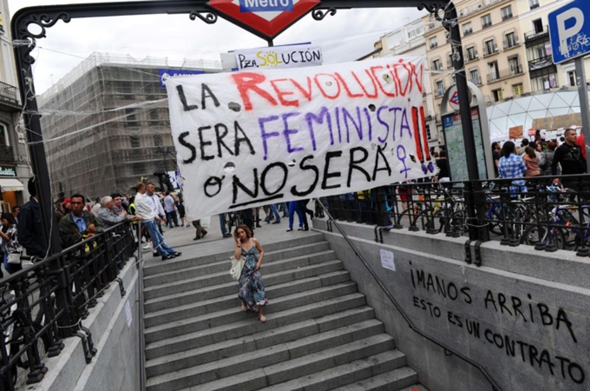 La revolución será feminista o no será. 15M en Sol
