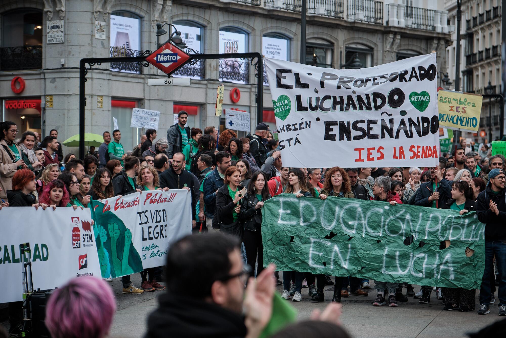 Huelga de profesores 22.05 - 11