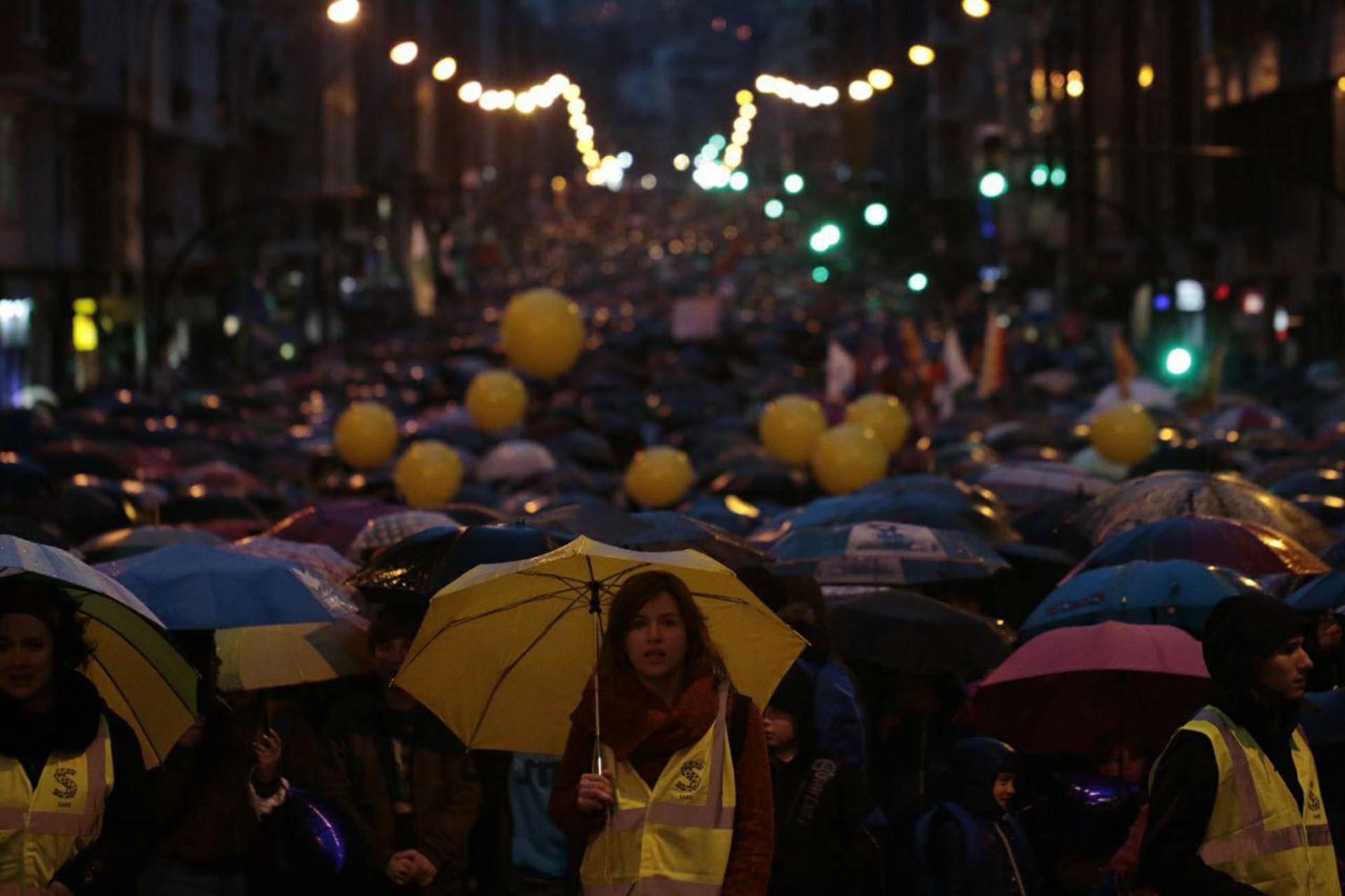 Manifestación Bilbao por el acercamiento y el fin de la dispersión