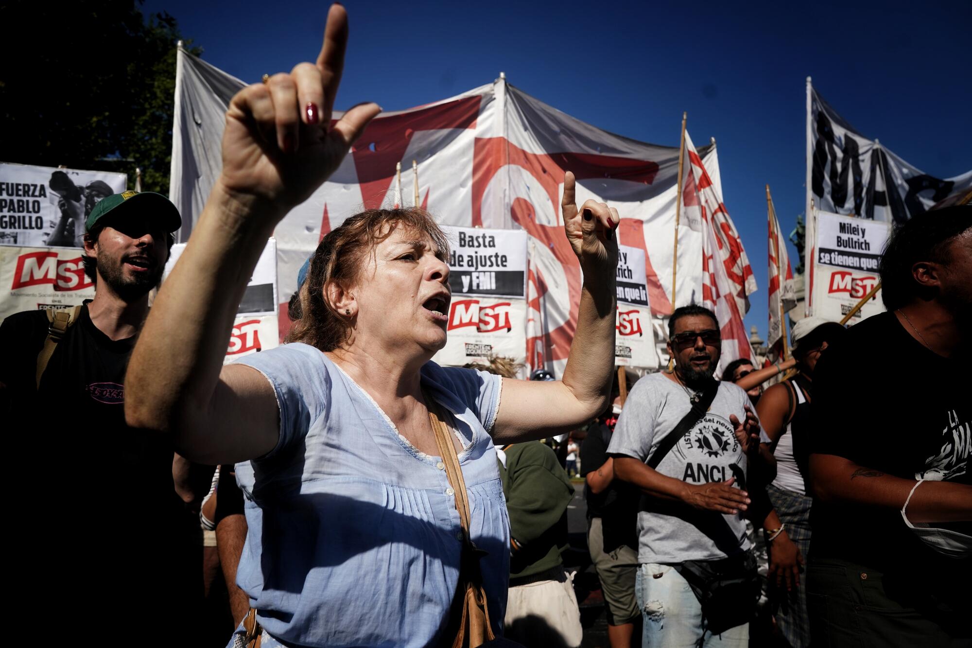 Marcha jubilados Buenos aires - 3