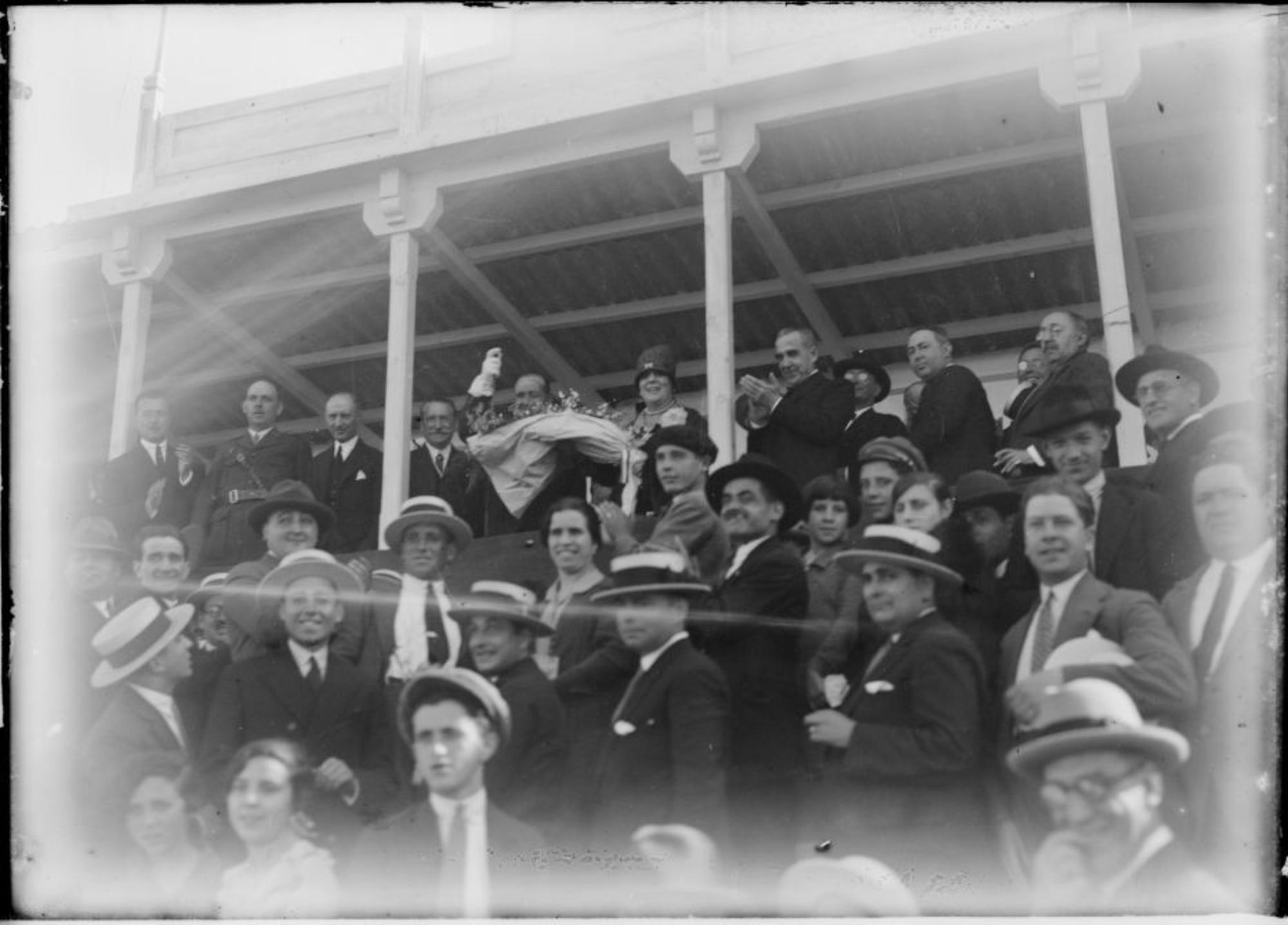 Palco de Riazor no franquismo