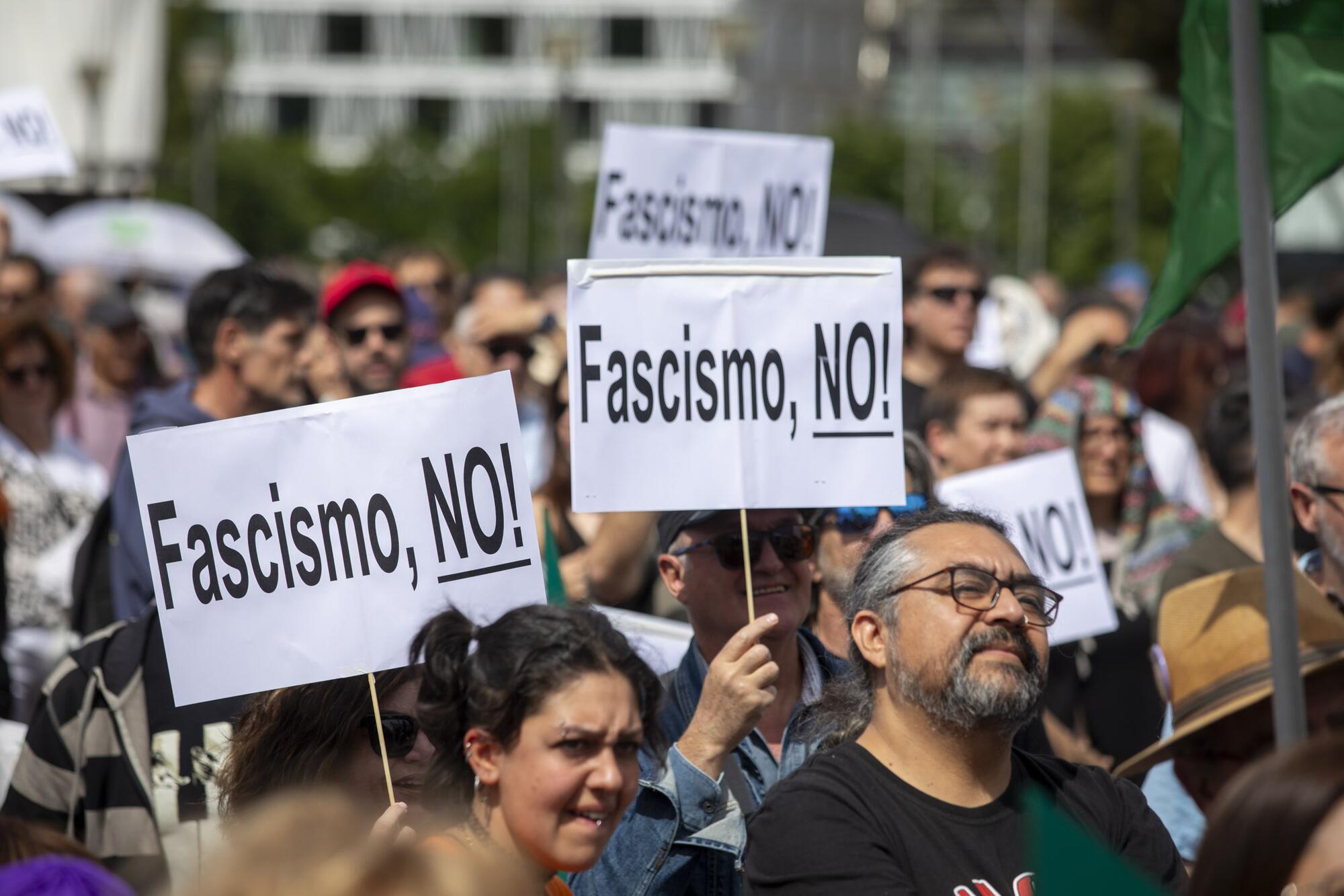 Fascismo Colón Milei Abascal