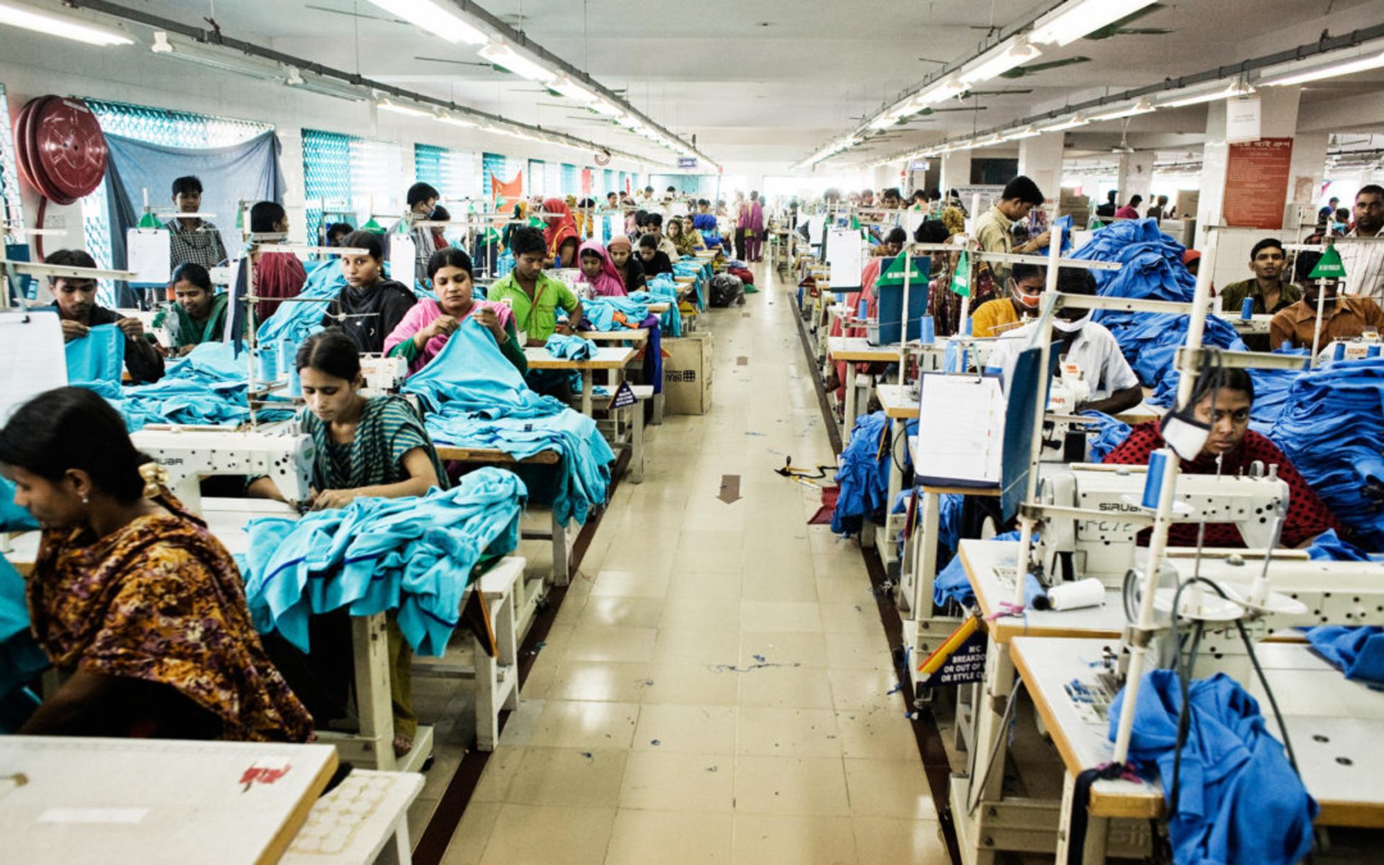 Fábrica textil en Bangladesh