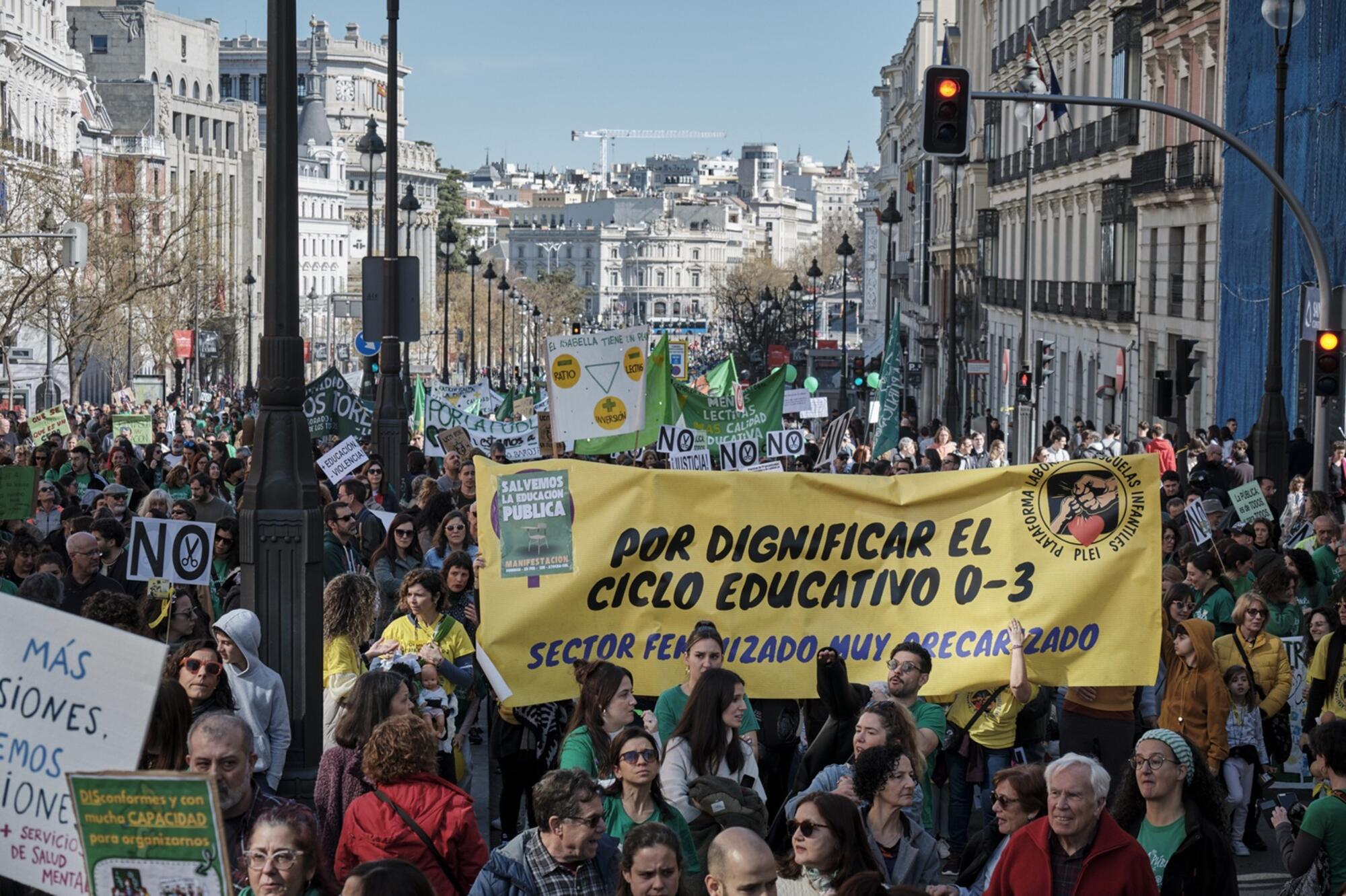 Manifestación Educación Pública Madrid 23 Febrero 2025 - 5