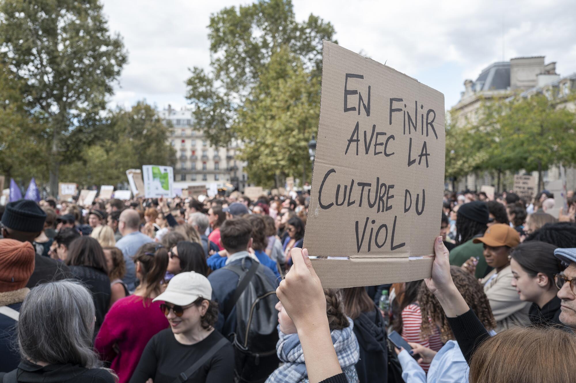 Pelicot Manifestación - 2