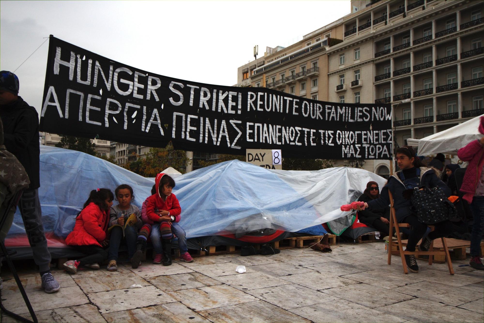 Huelga hambre Syntagma