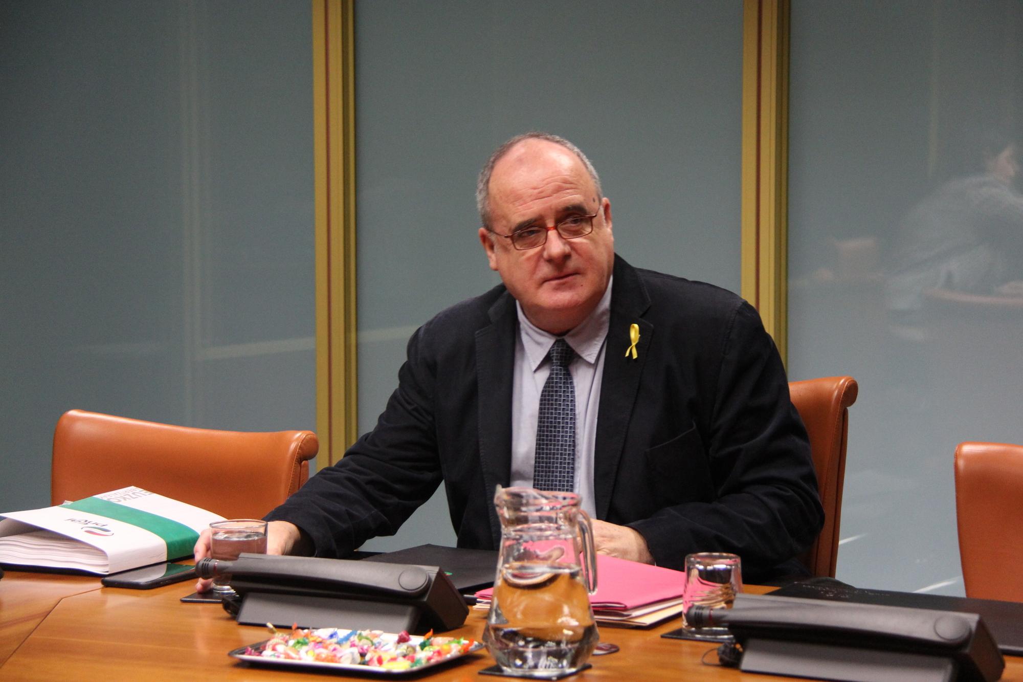 Joseba Egibar, en la ponencia de autogobierno del Parlamento vasco
