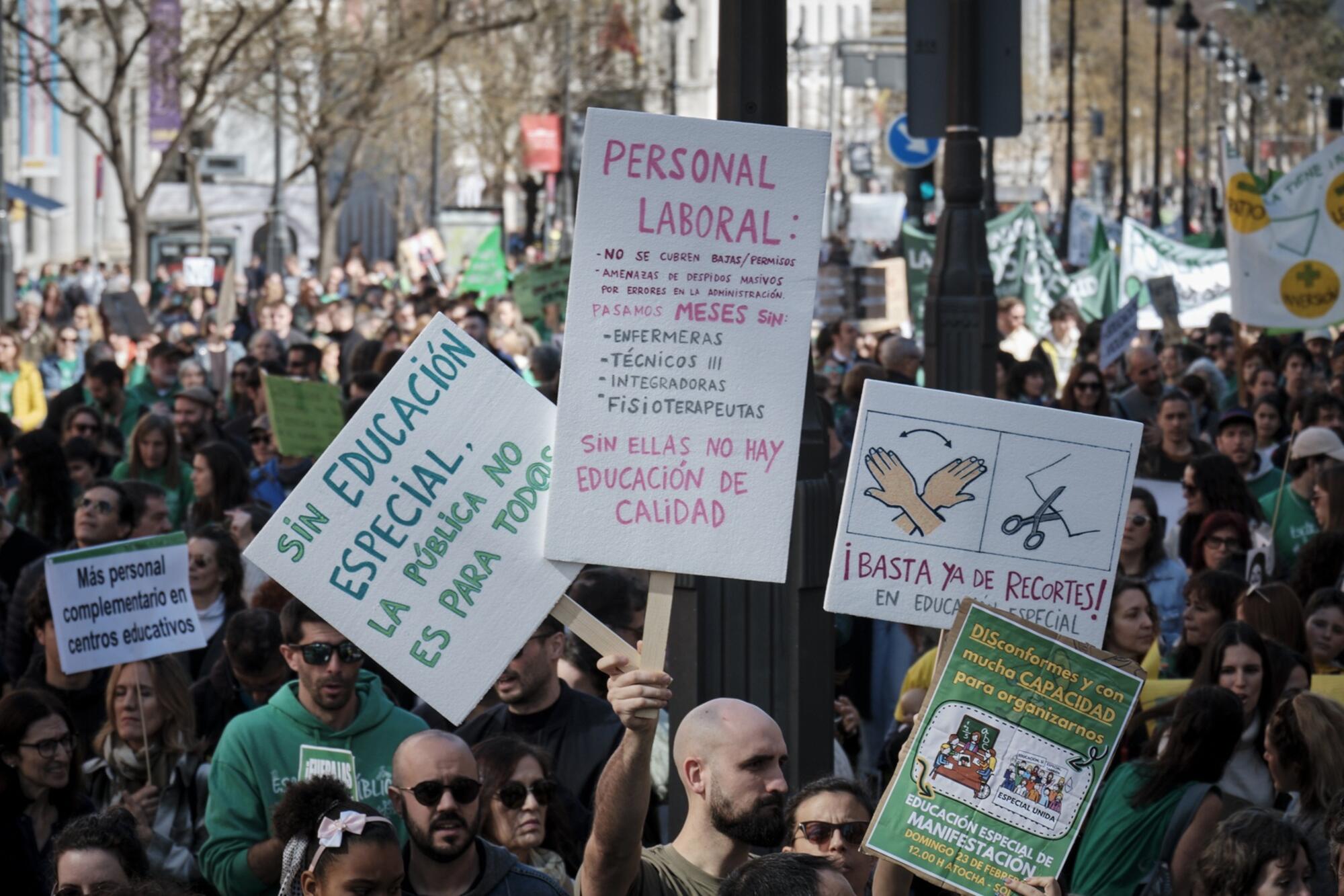 Manifestación Educación Pública Madrid 23 Febrero 2025 - 8